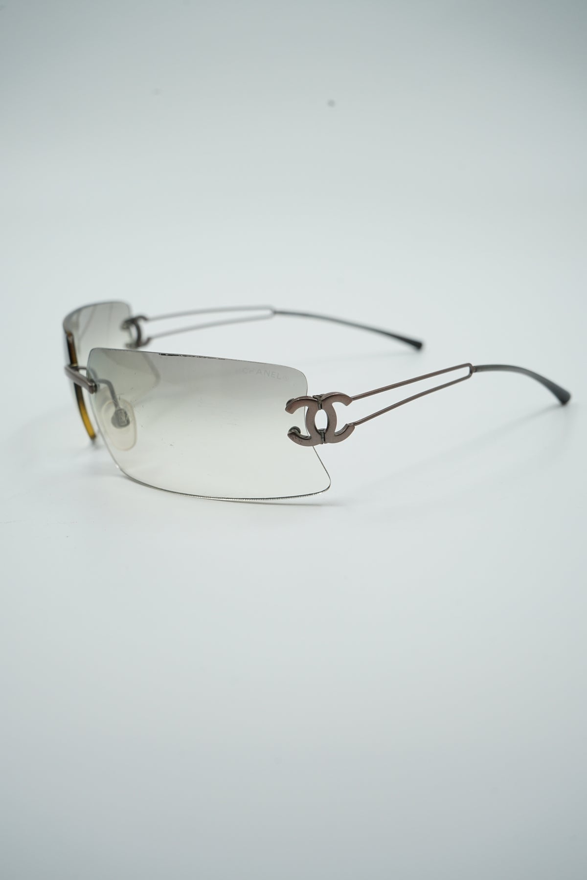 Chanel Transparent Logo Sunglasses