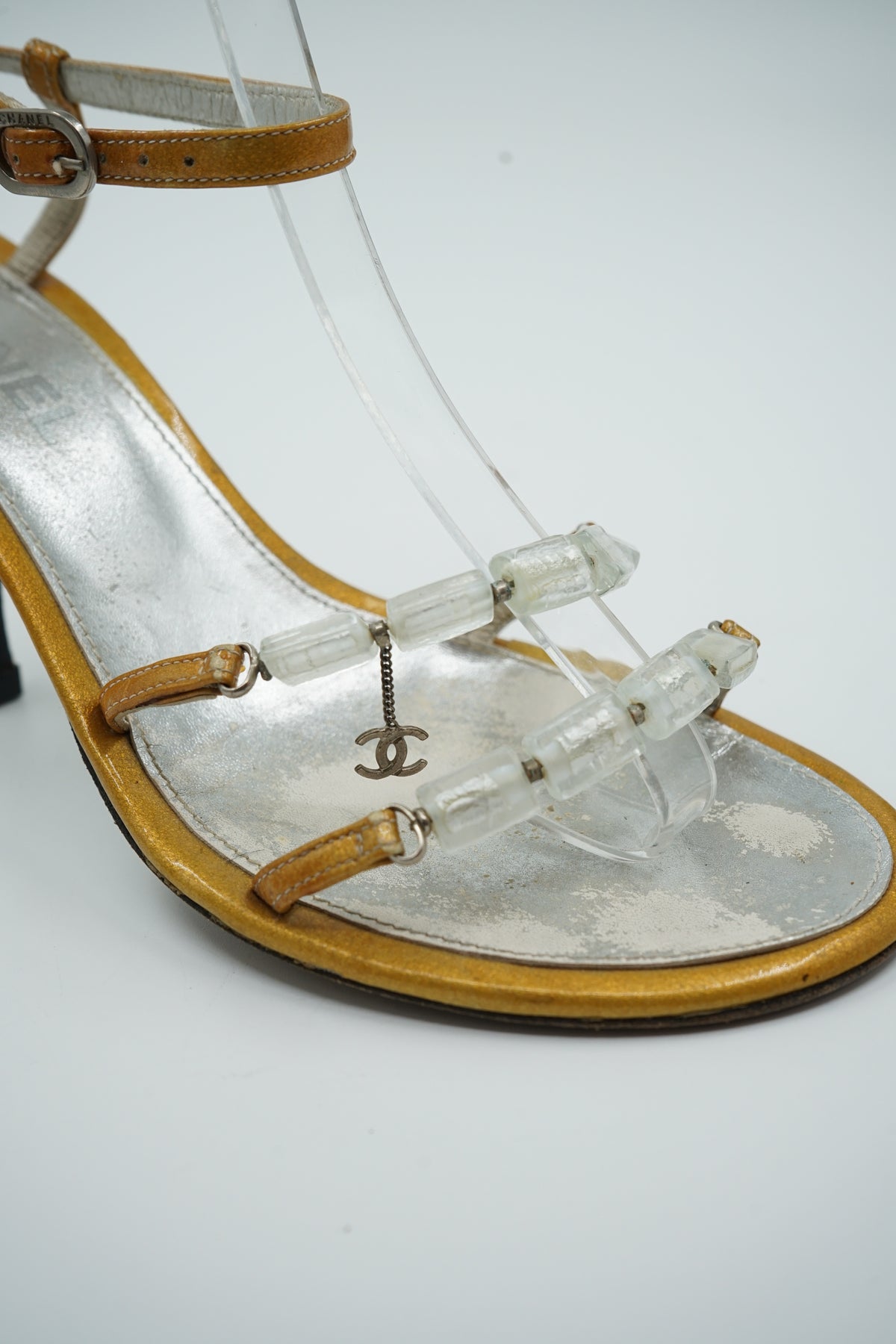 Chanel Ice Cube CC Charm Heels
