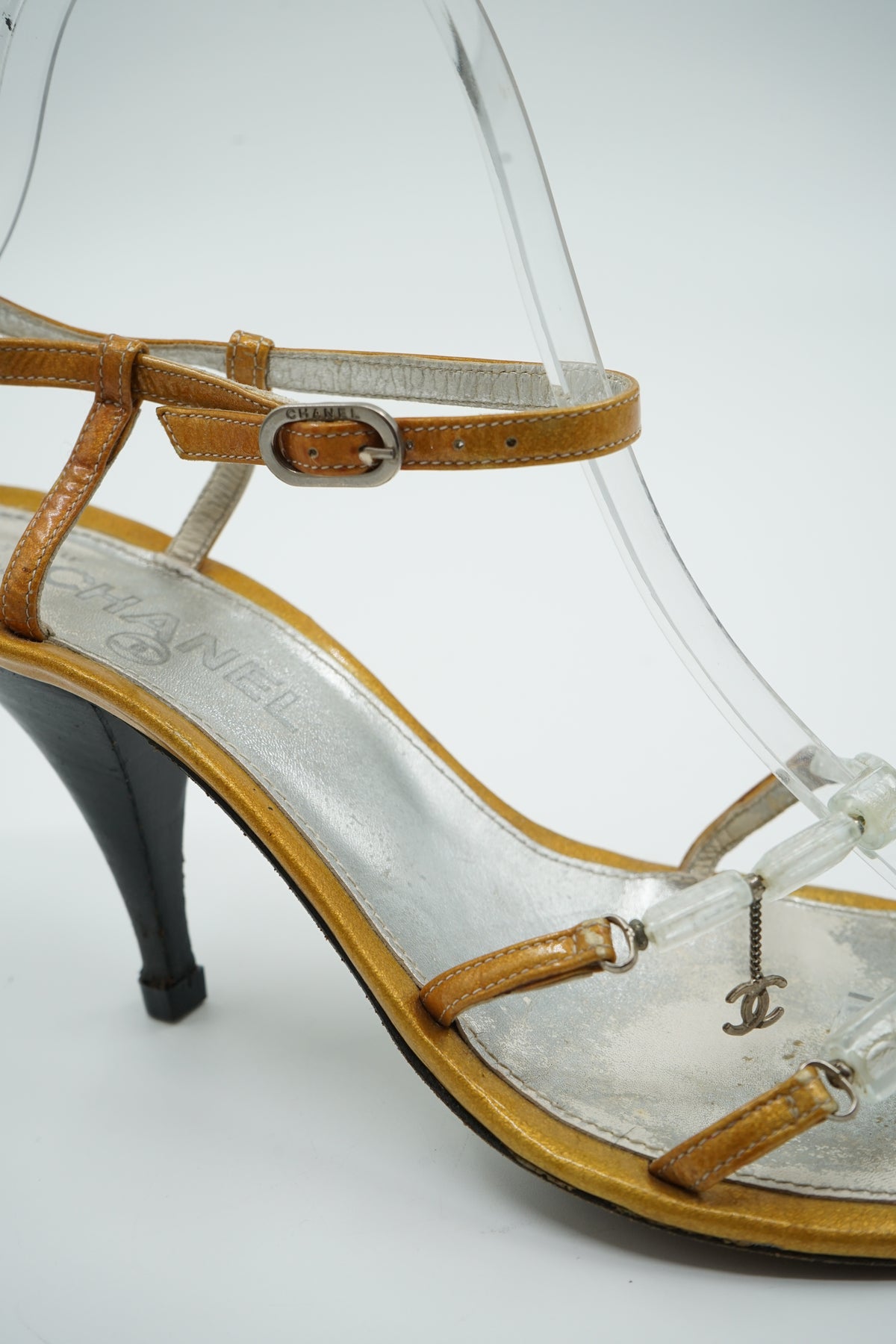 Chanel Ice Cube CC Charm Heels