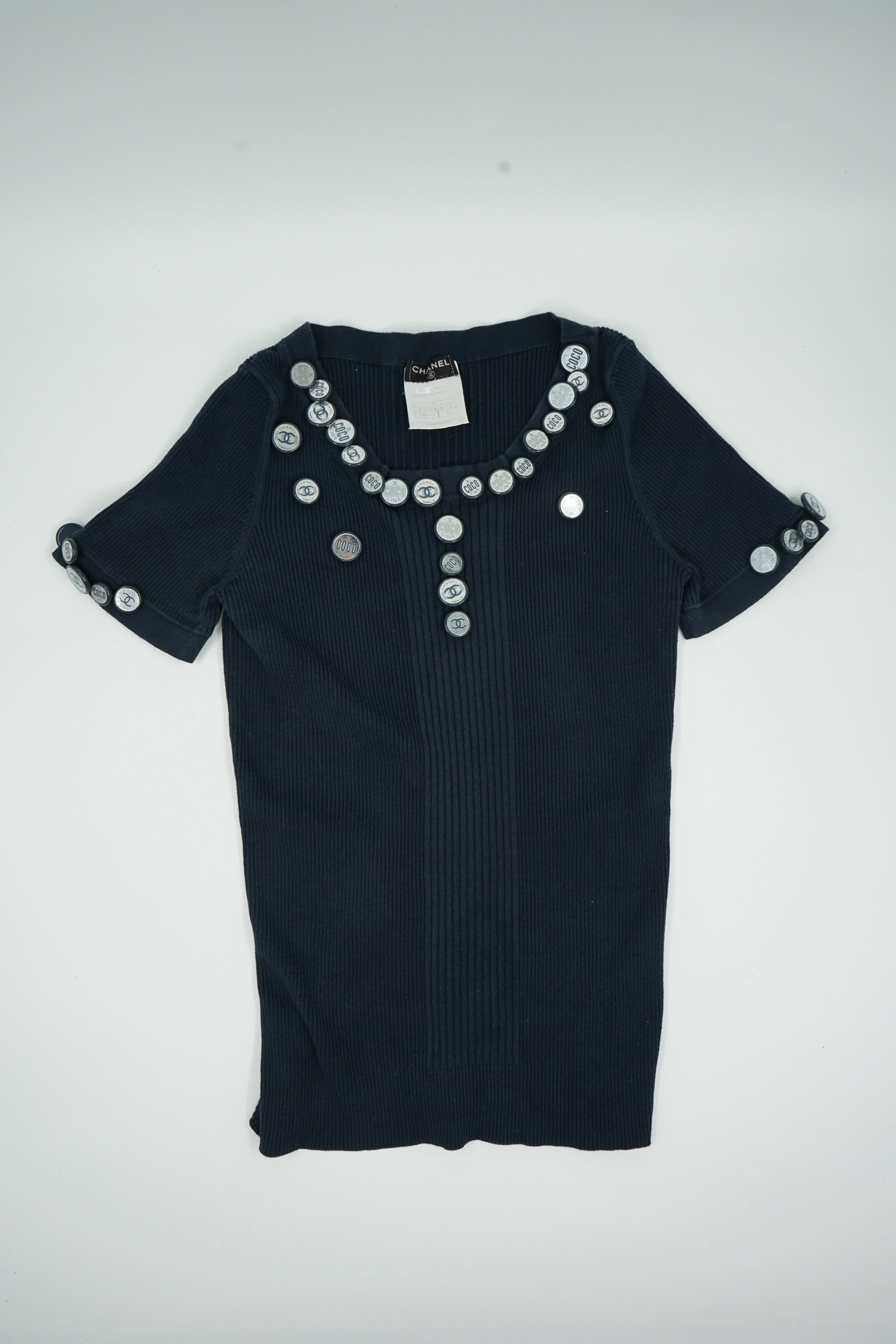 Chanel Cruise 2007 Paris- Los Angeles Badge Runway Shirt