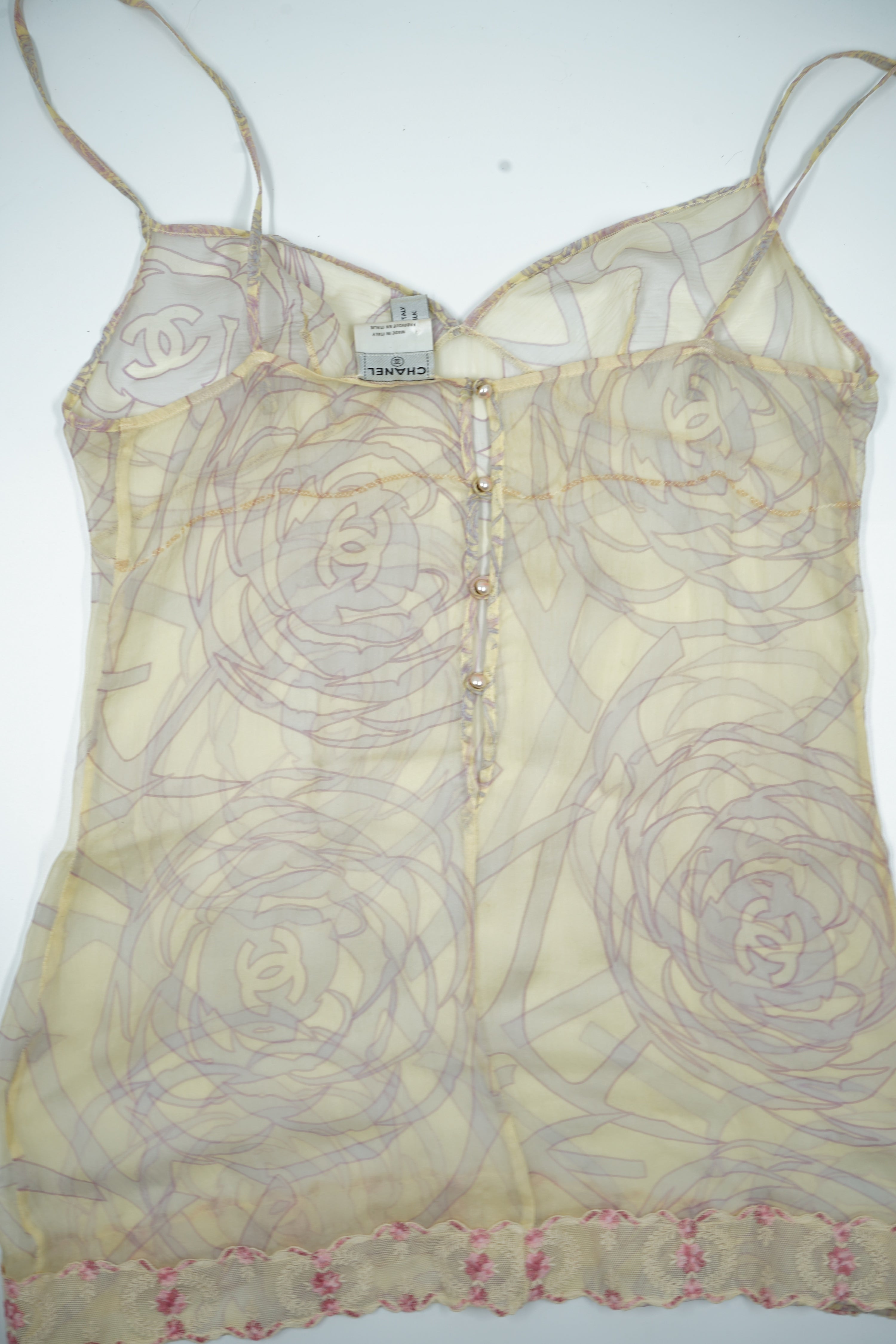 Chanel Silk Lace 2003 Camisole