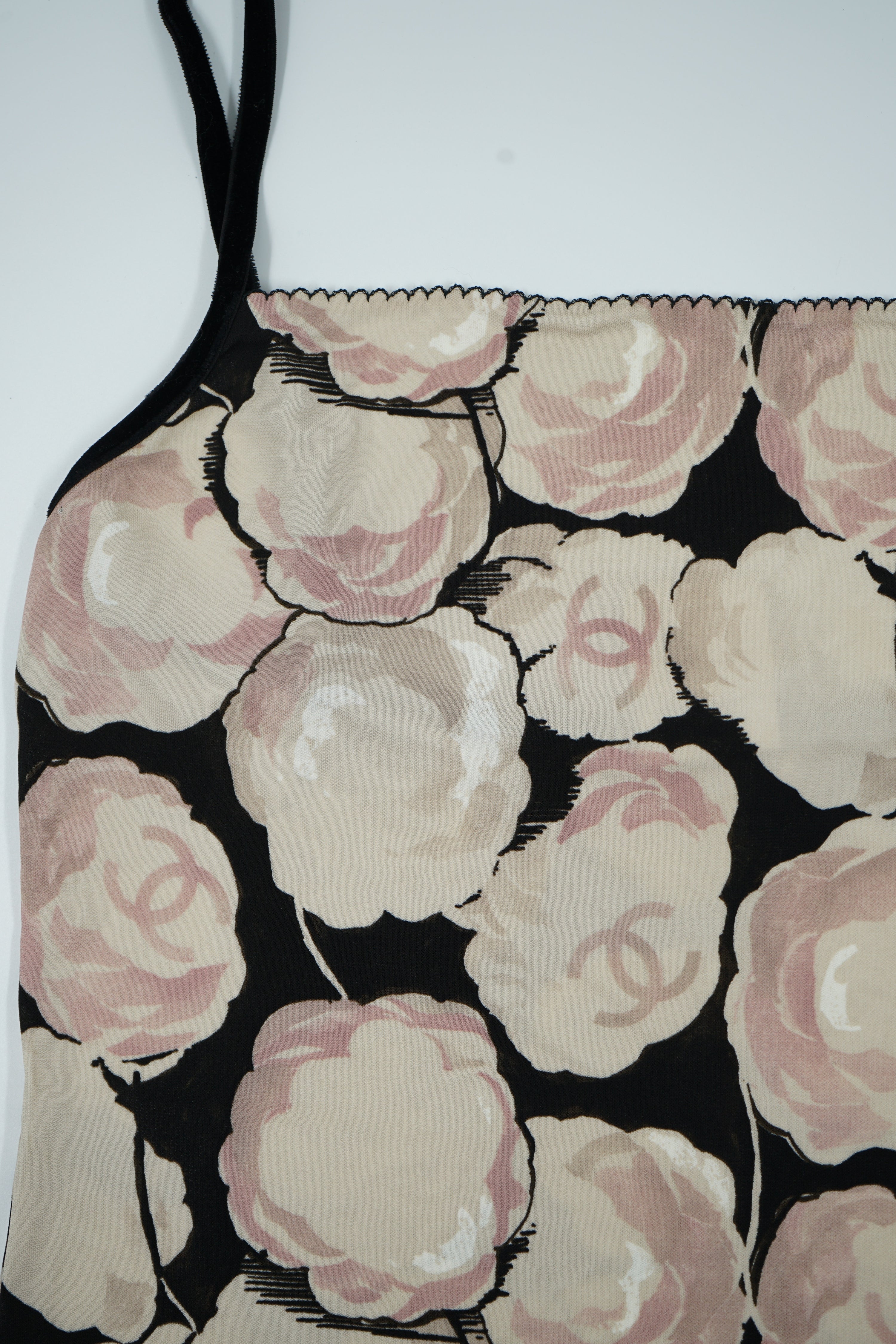 Chanel 2004 Floral Print Tank Top