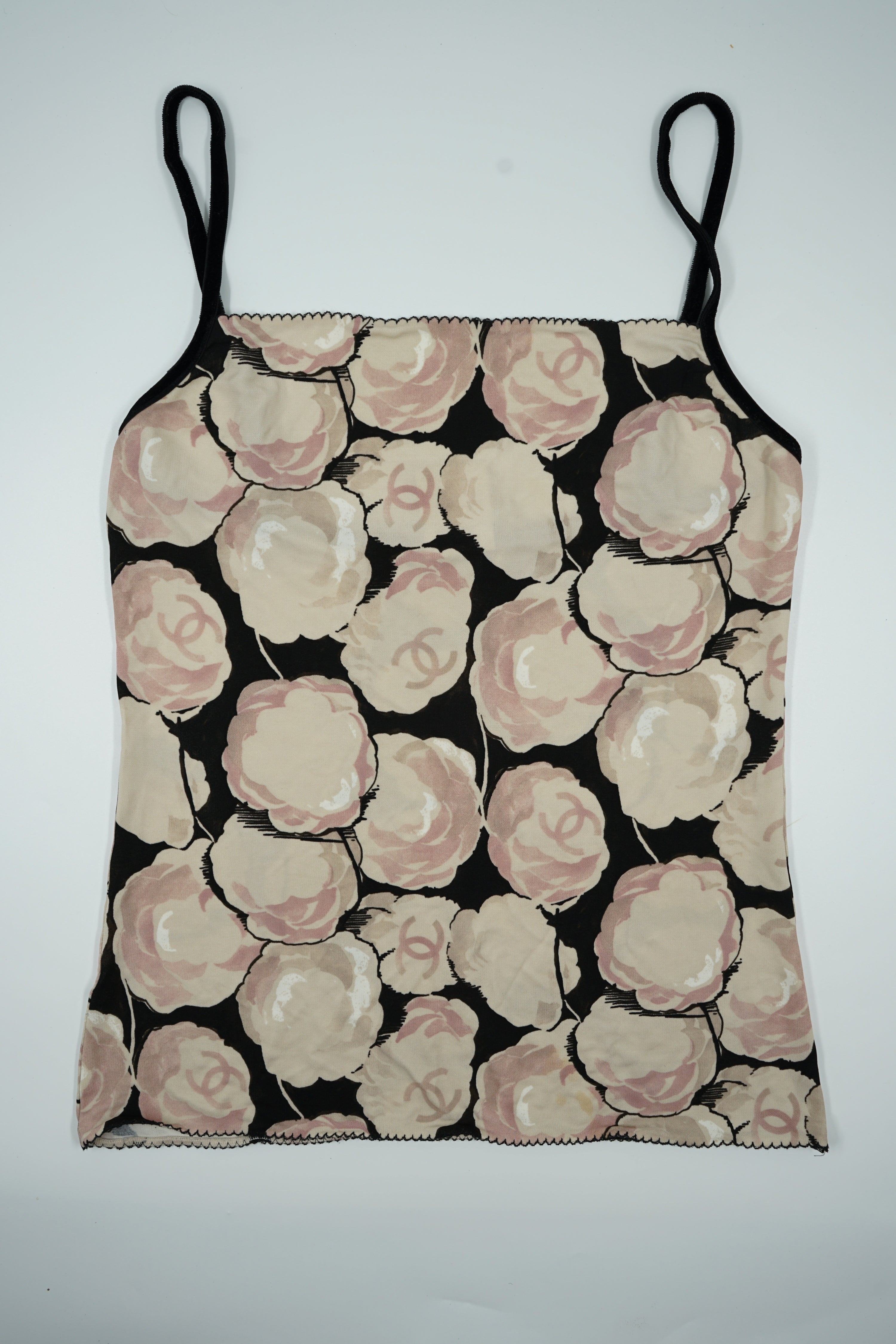 Chanel 2004 Floral Print Tank Top