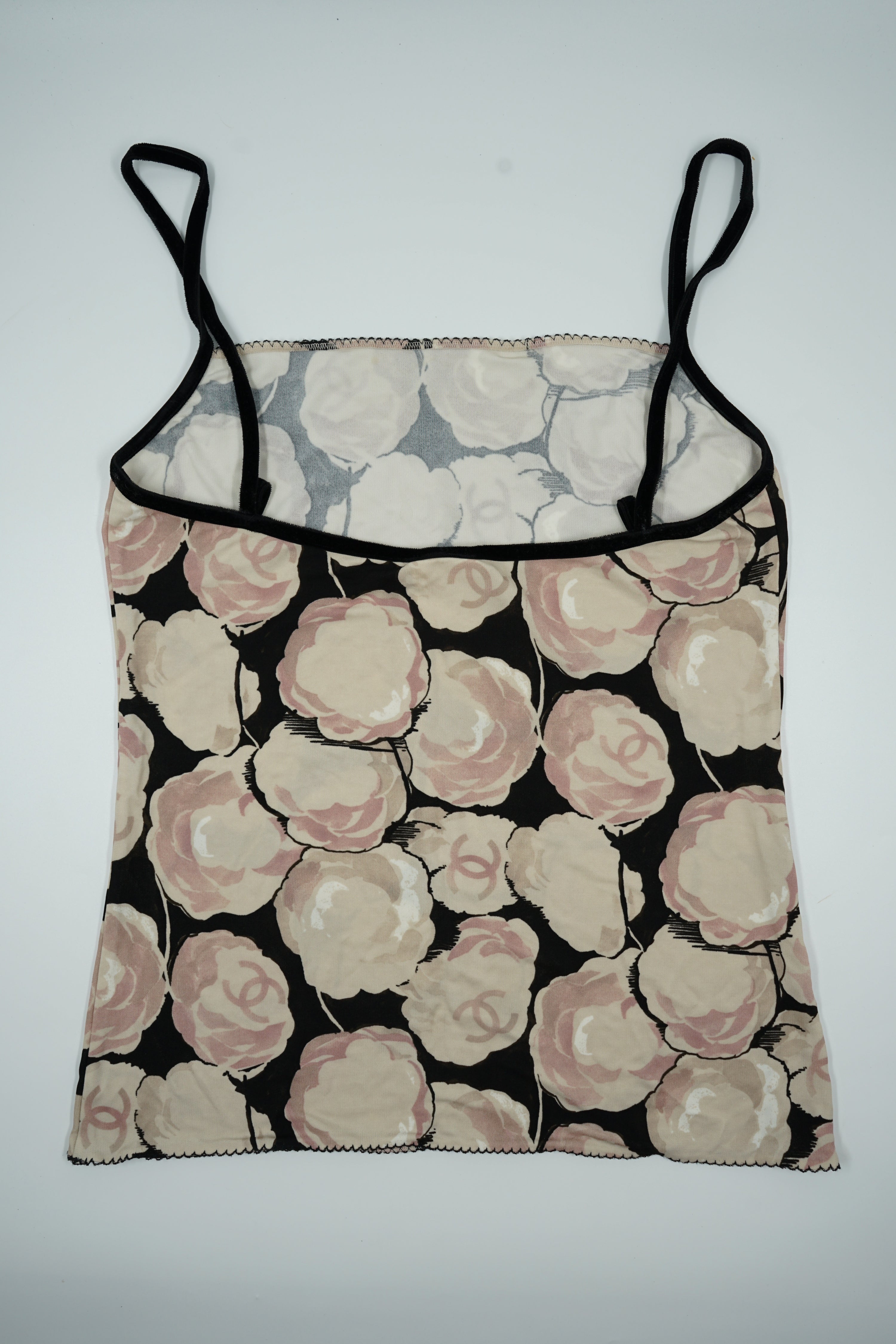 Chanel 2004 Floral Print Tank Top