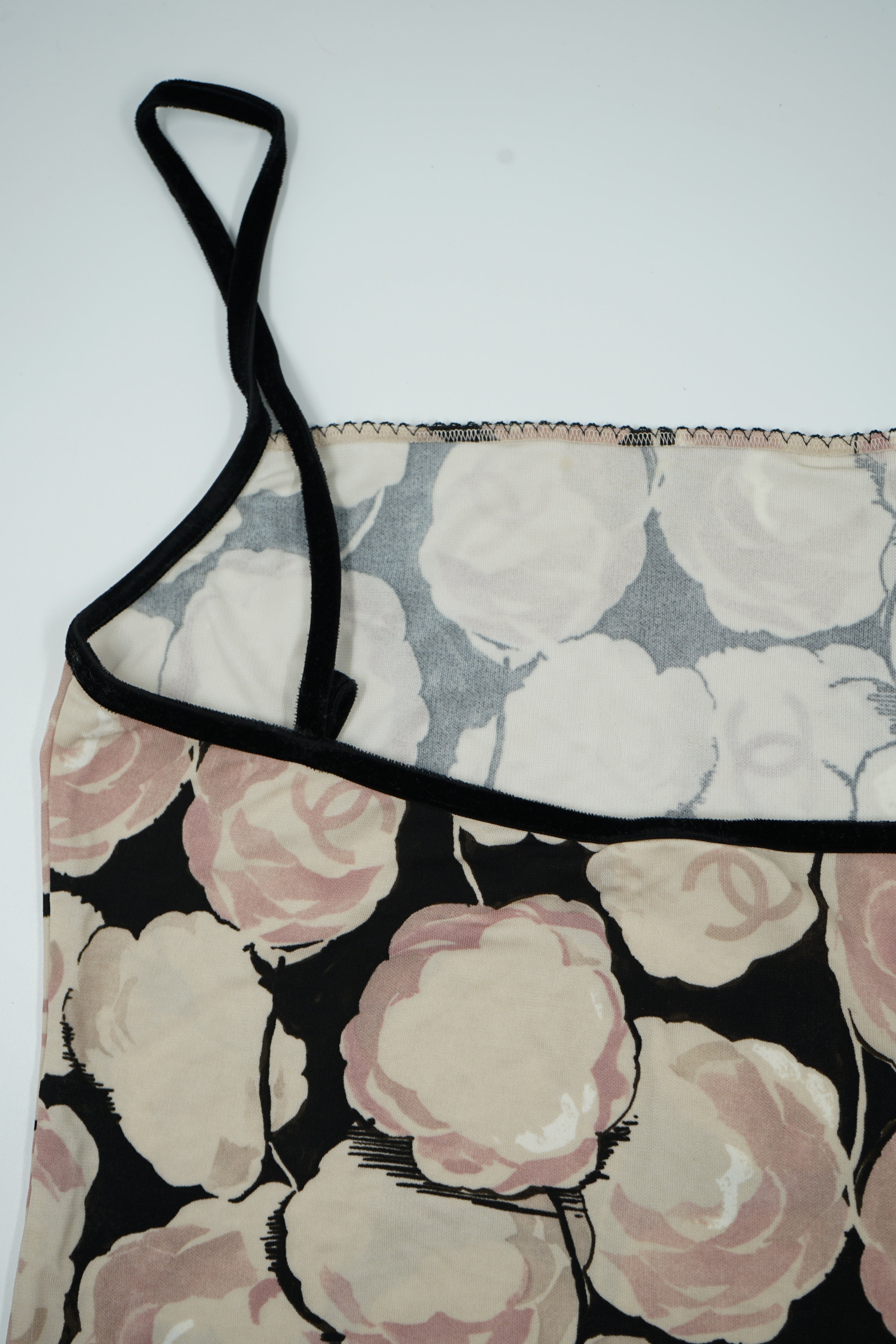 Chanel 2004 Floral Print Tank Top