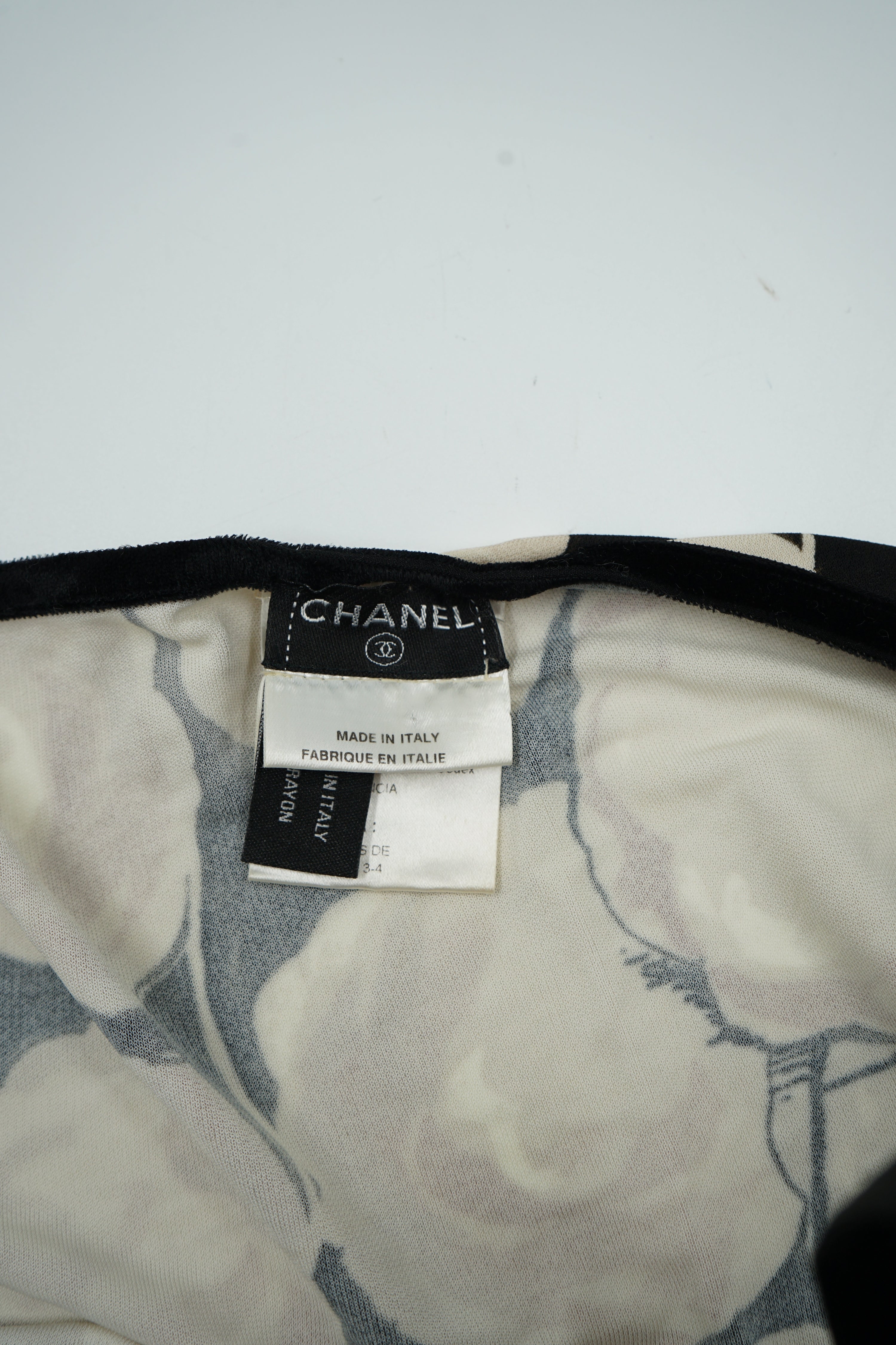Chanel 2004 Floral Print Tank Top