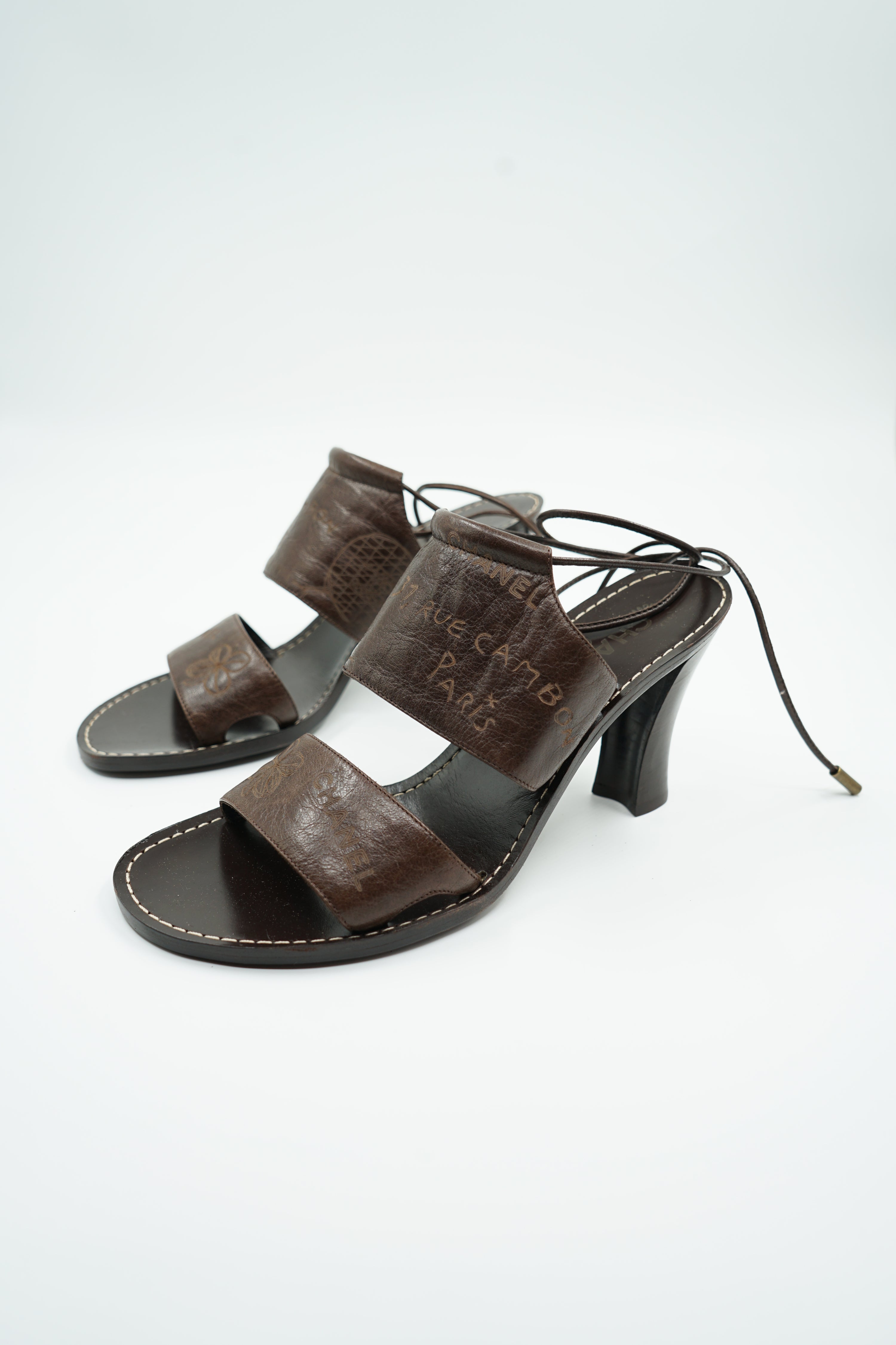 Chanel 2004 Mademoiselle Grafitti Mules