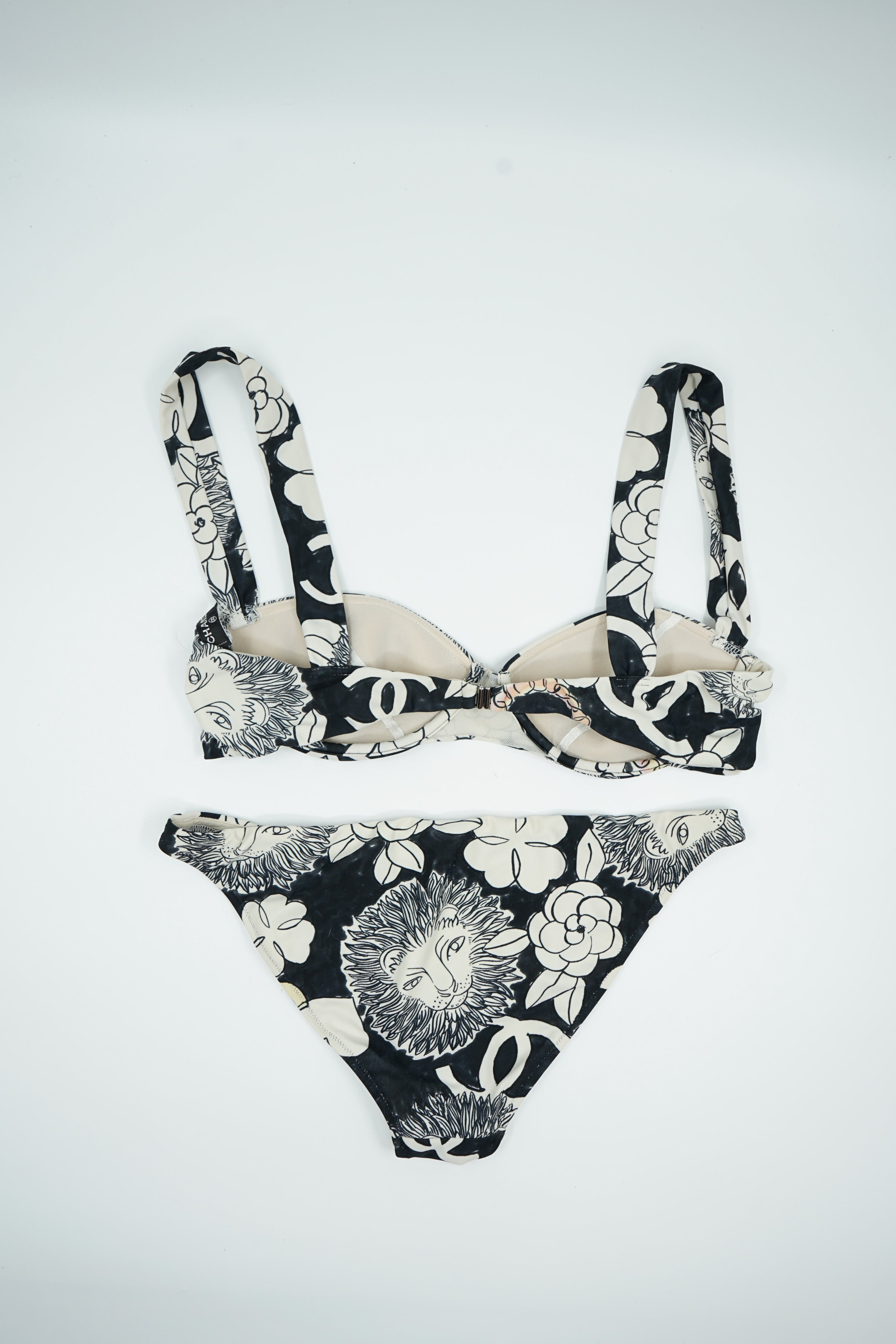 Chanel Logo Printed Bikini