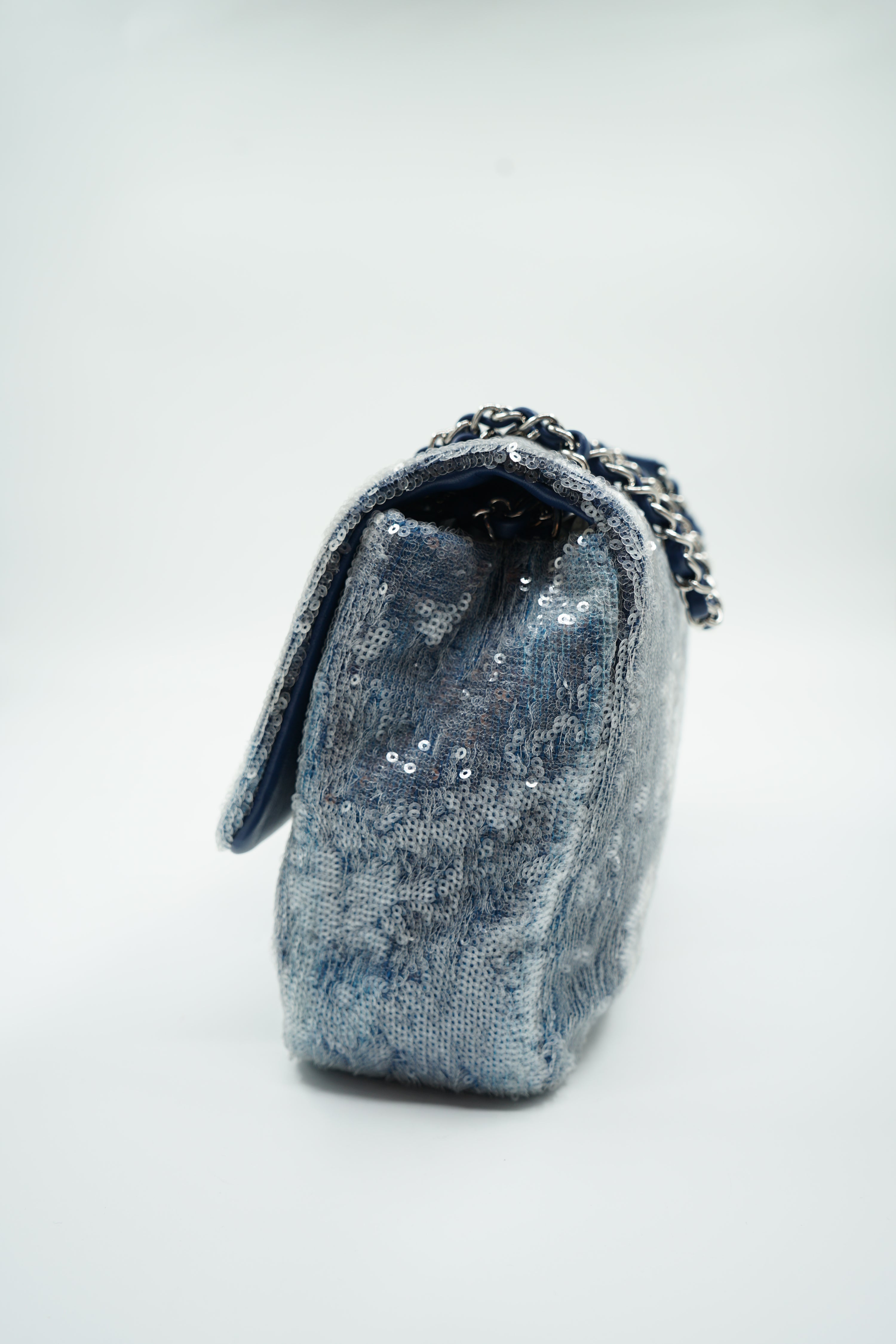 Chanel Maxi Waterfall Sequin Flap Bag