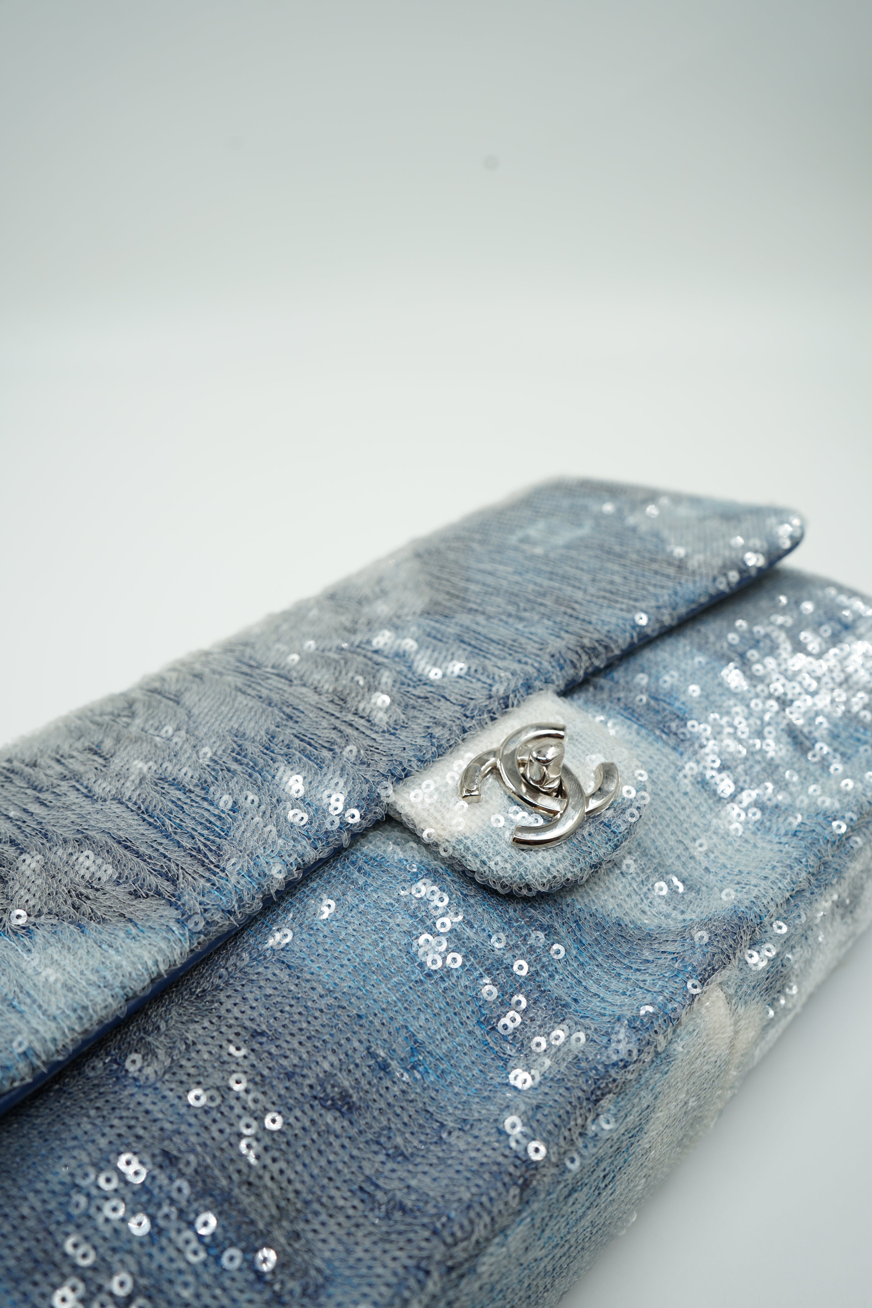 Chanel Maxi Waterfall Sequin Flap Bag