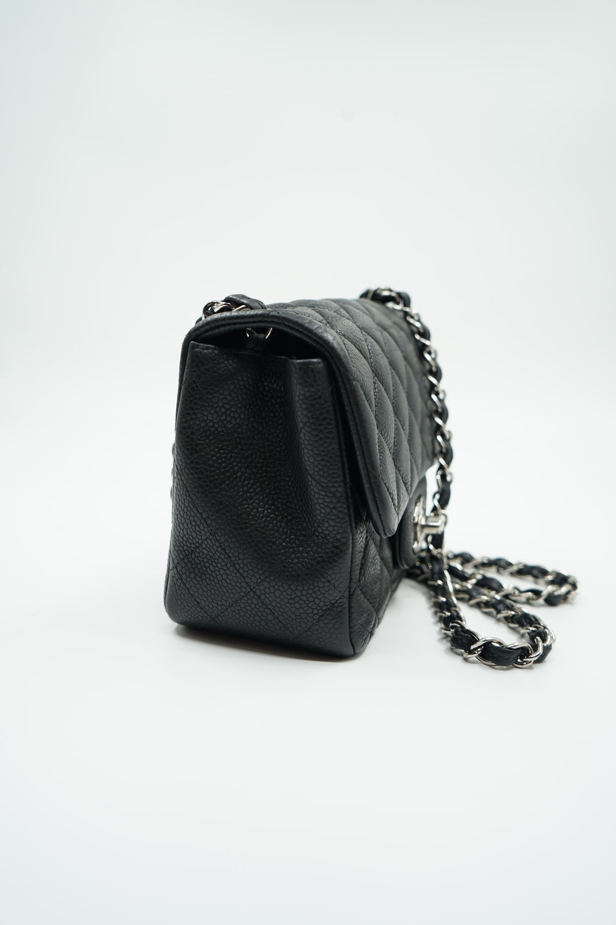 Chanel Mini Square Caviar Black