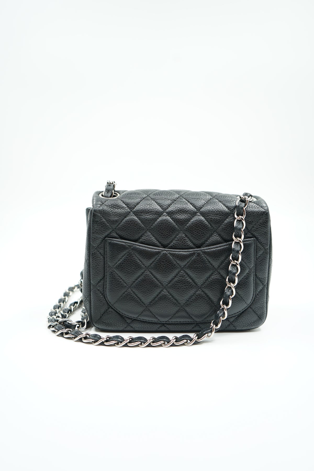 Chanel Mini Square Caviar Black