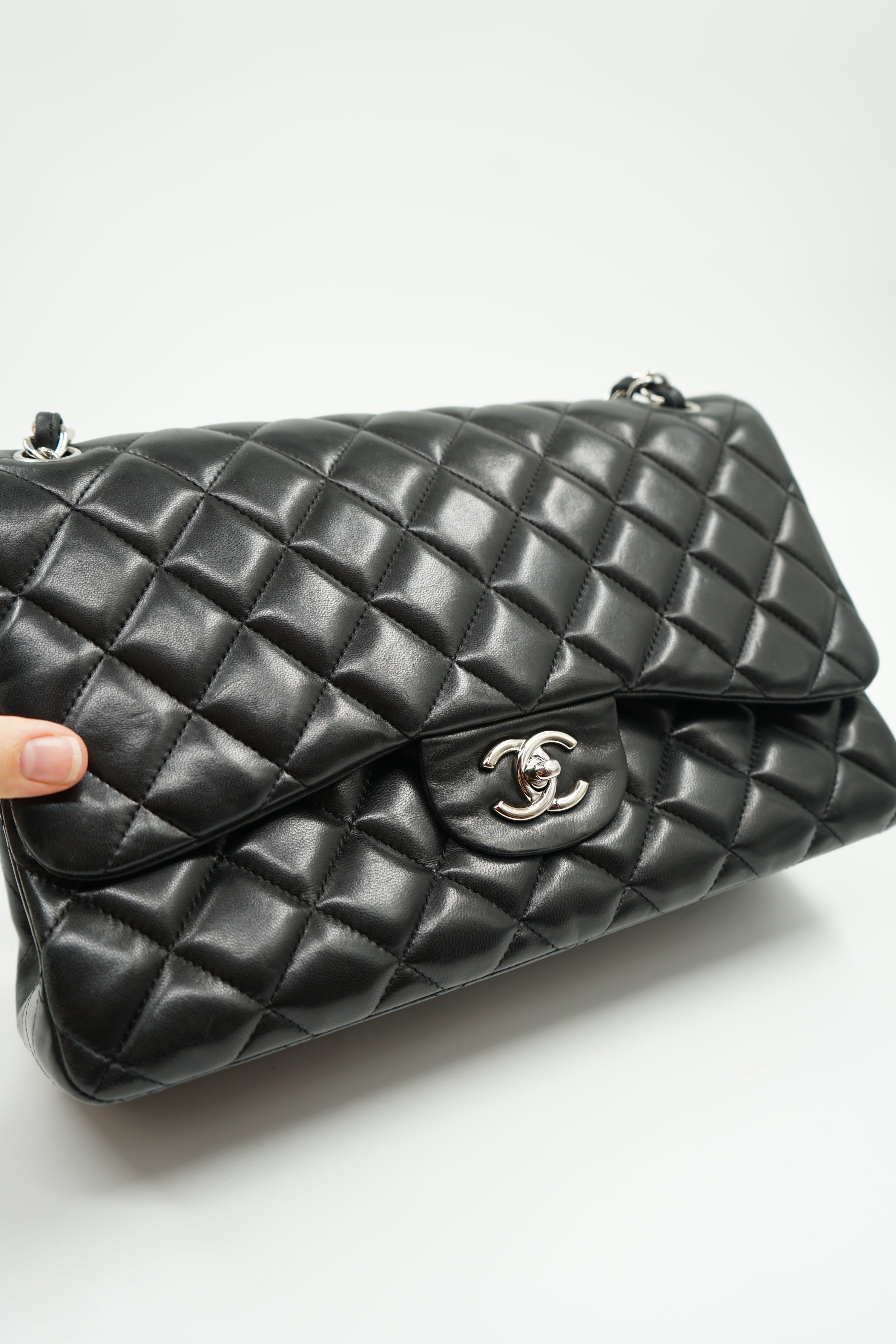 Chanel Jumbo Double Flap Bag Black