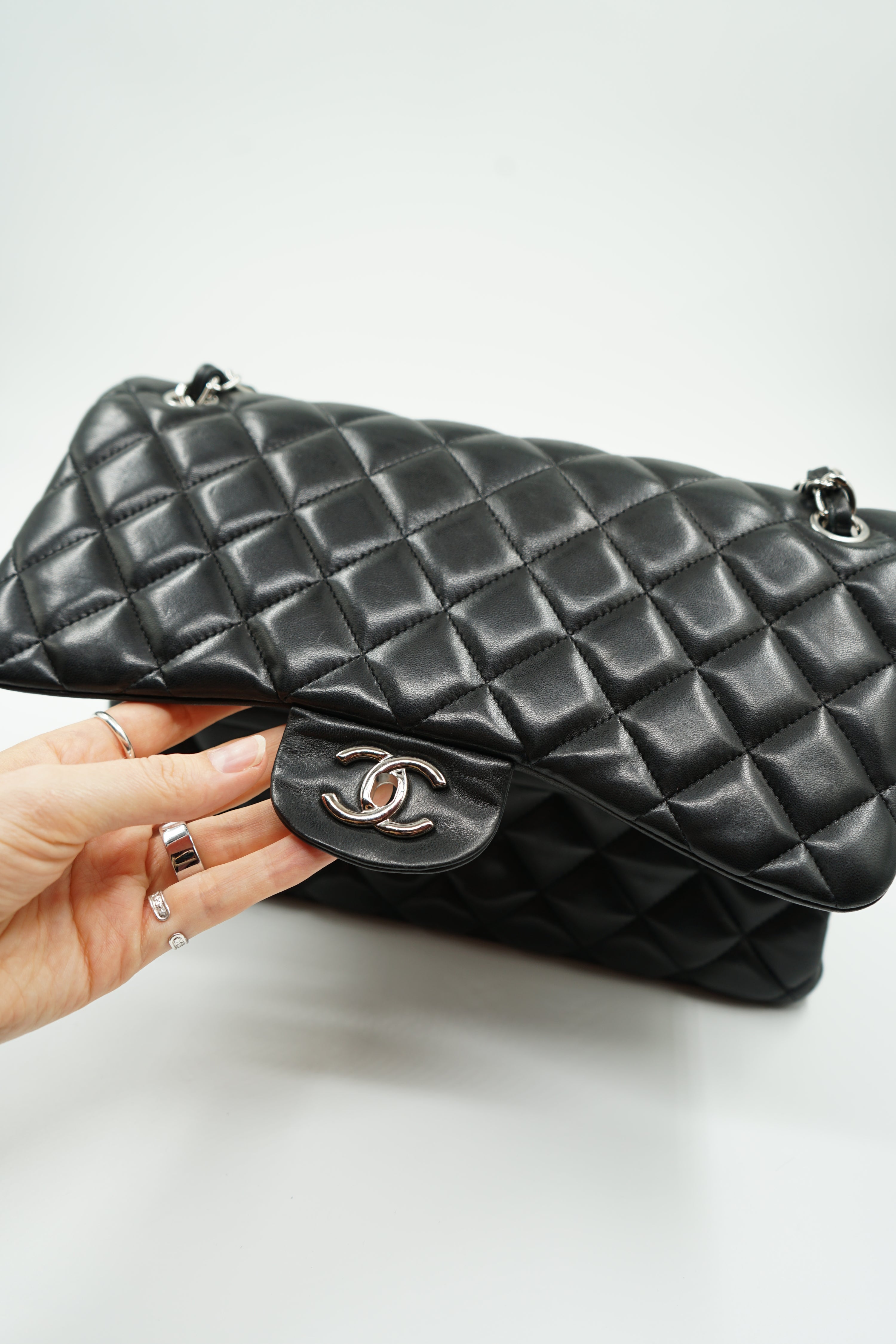 Chanel Jumbo Double Flap Bag Black
