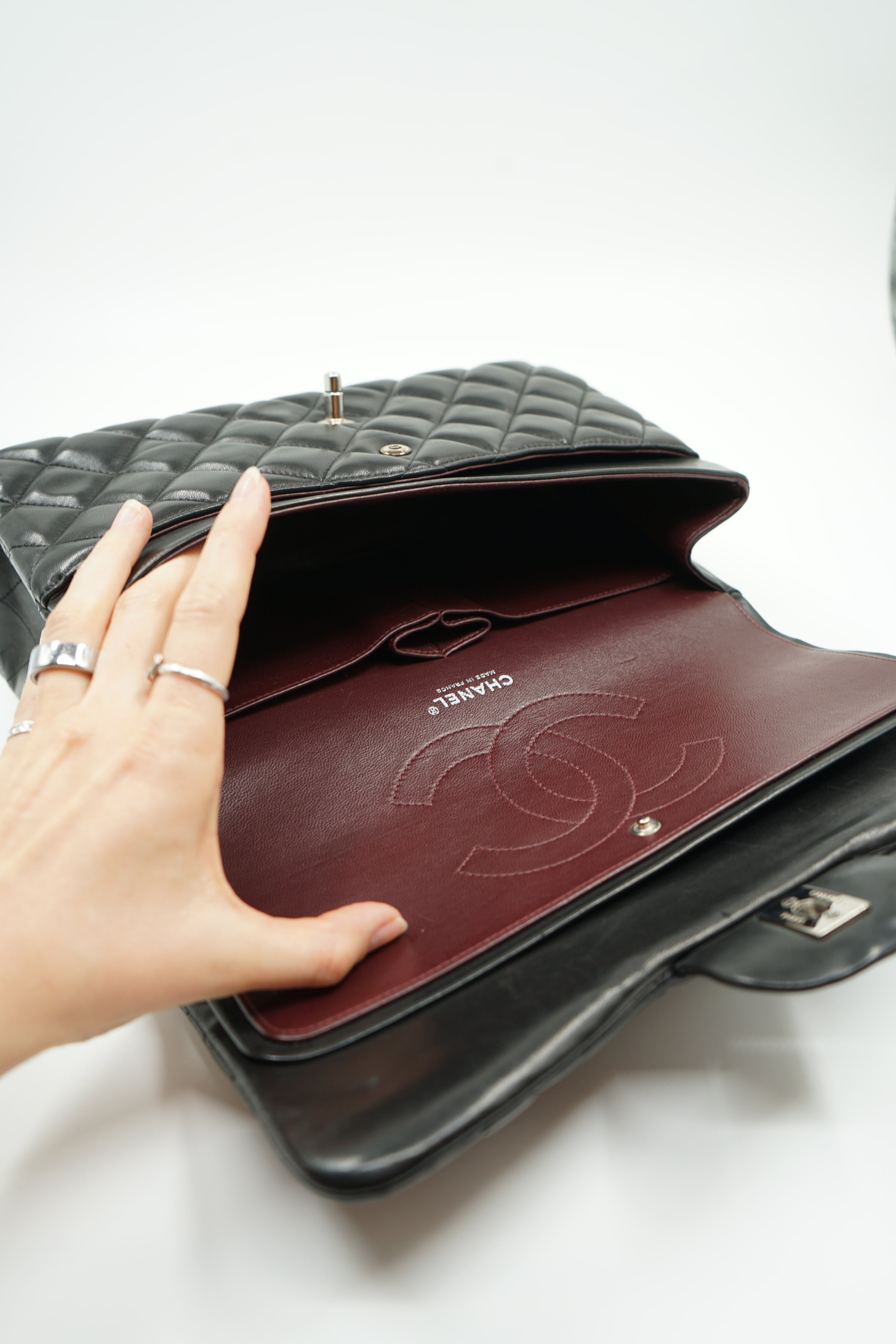 Chanel Jumbo Double Flap Bag Black
