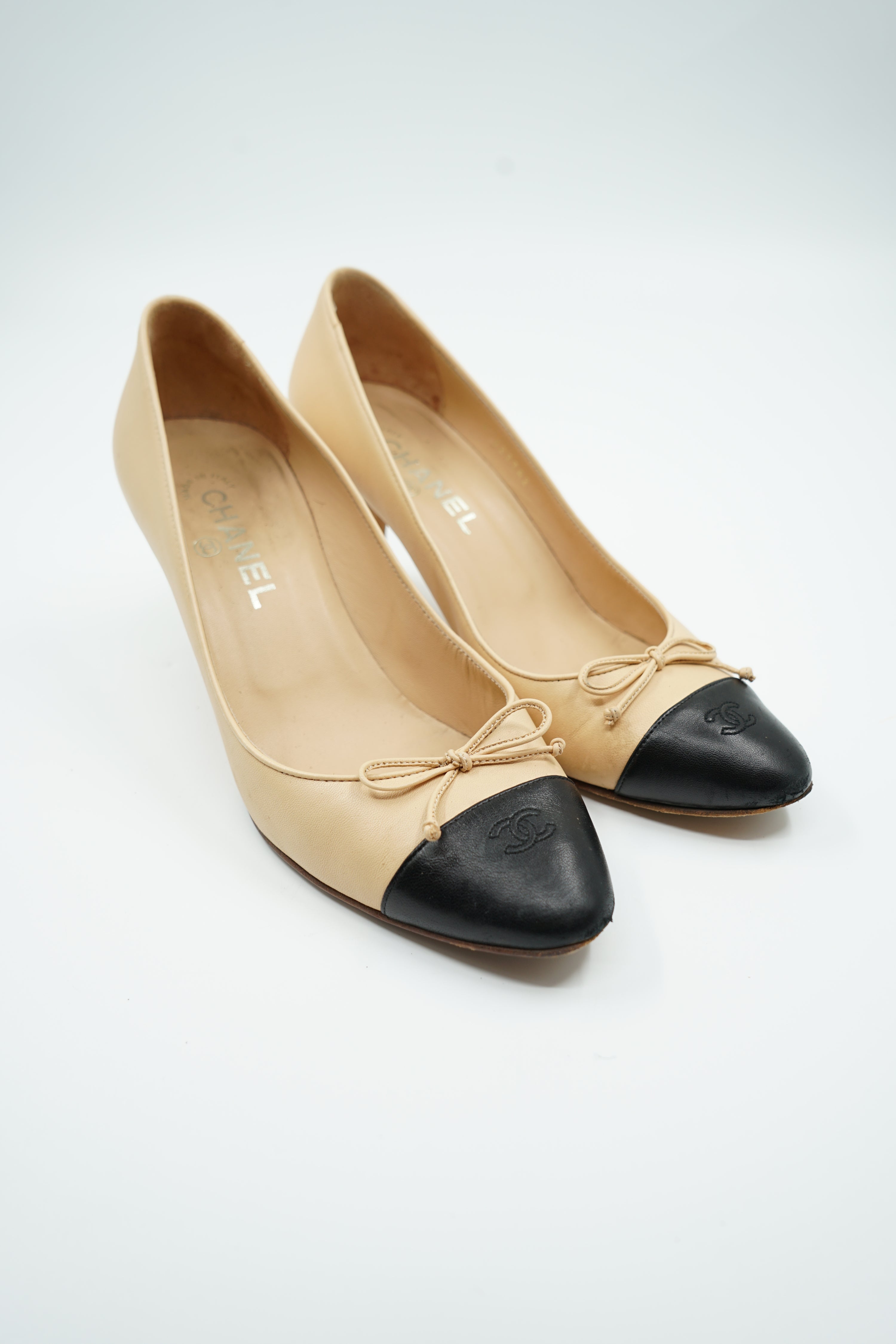 Chanel Cap Toe Pumps
