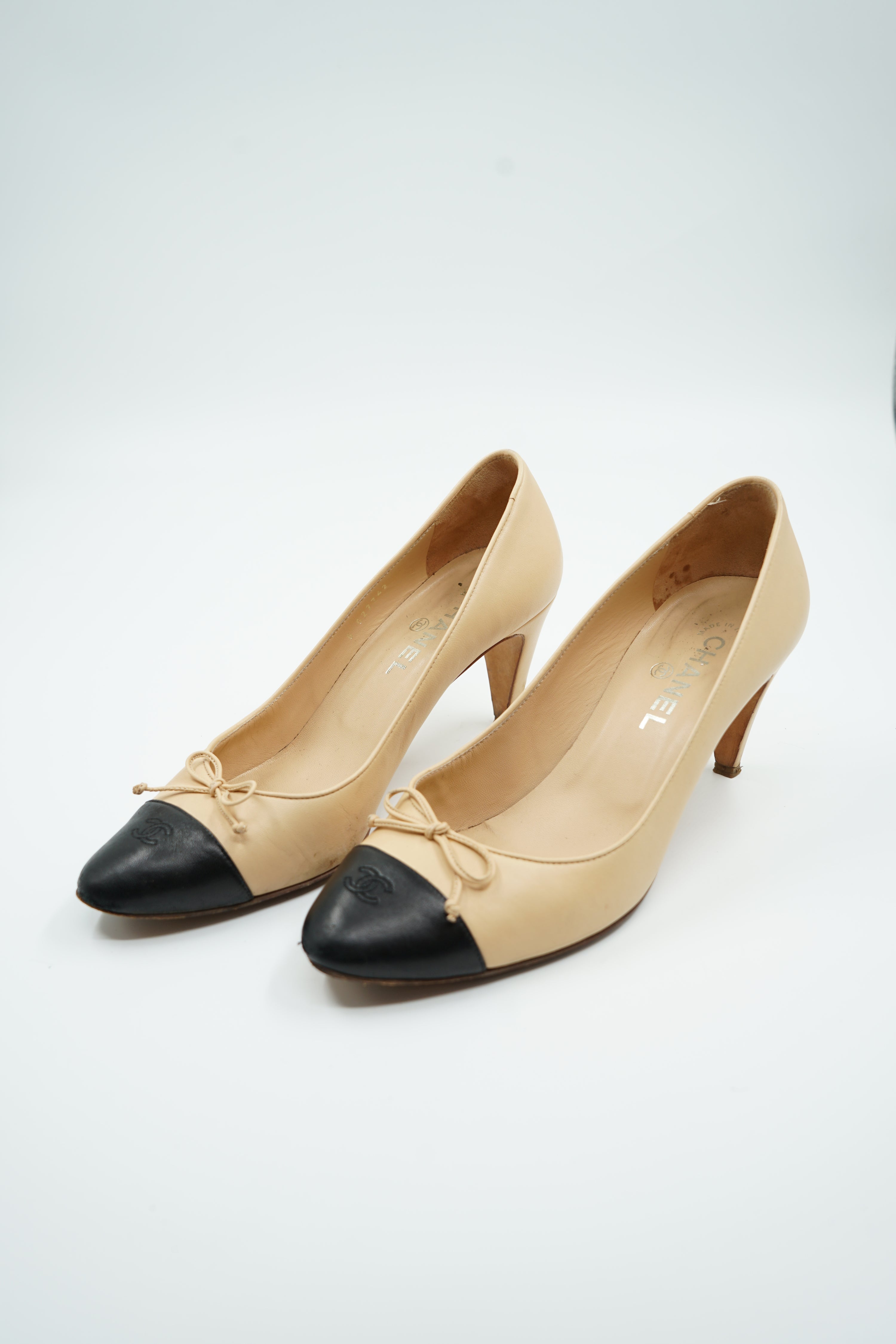 Chanel Cap Toe Pumps