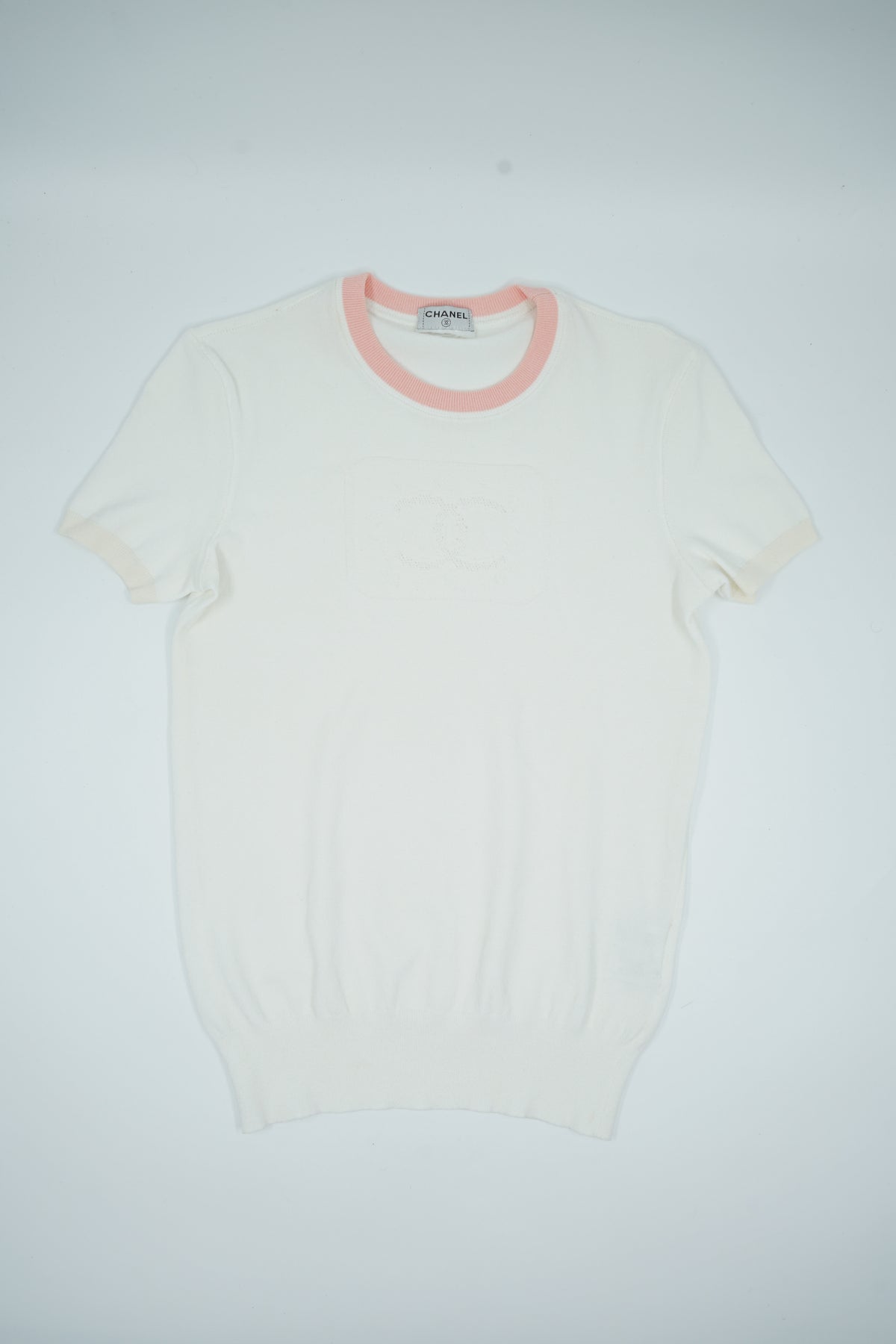 Chanel Cruise 2004 Knit Logo Tee