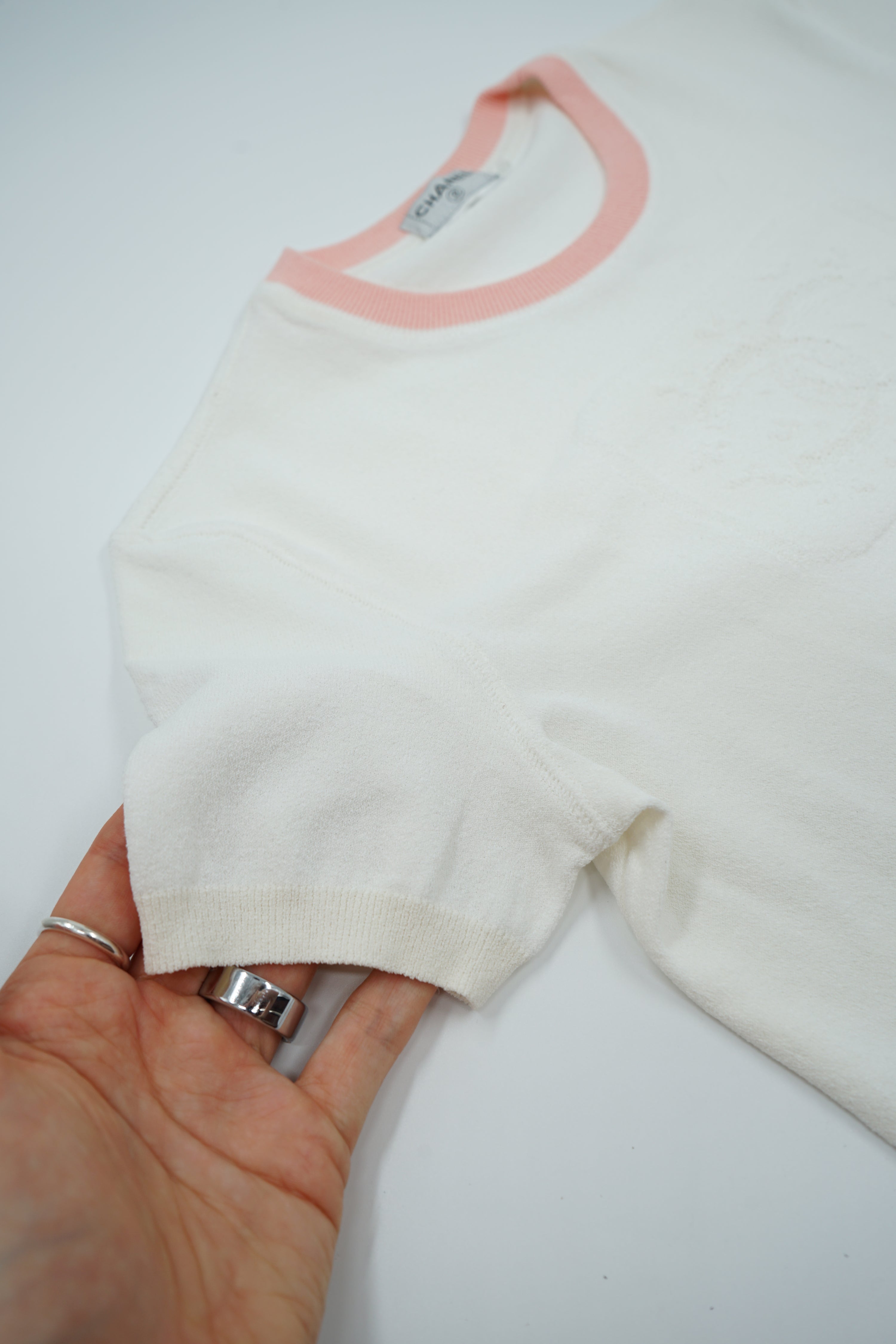 Chanel Cruise 2004 Knit Logo Tee