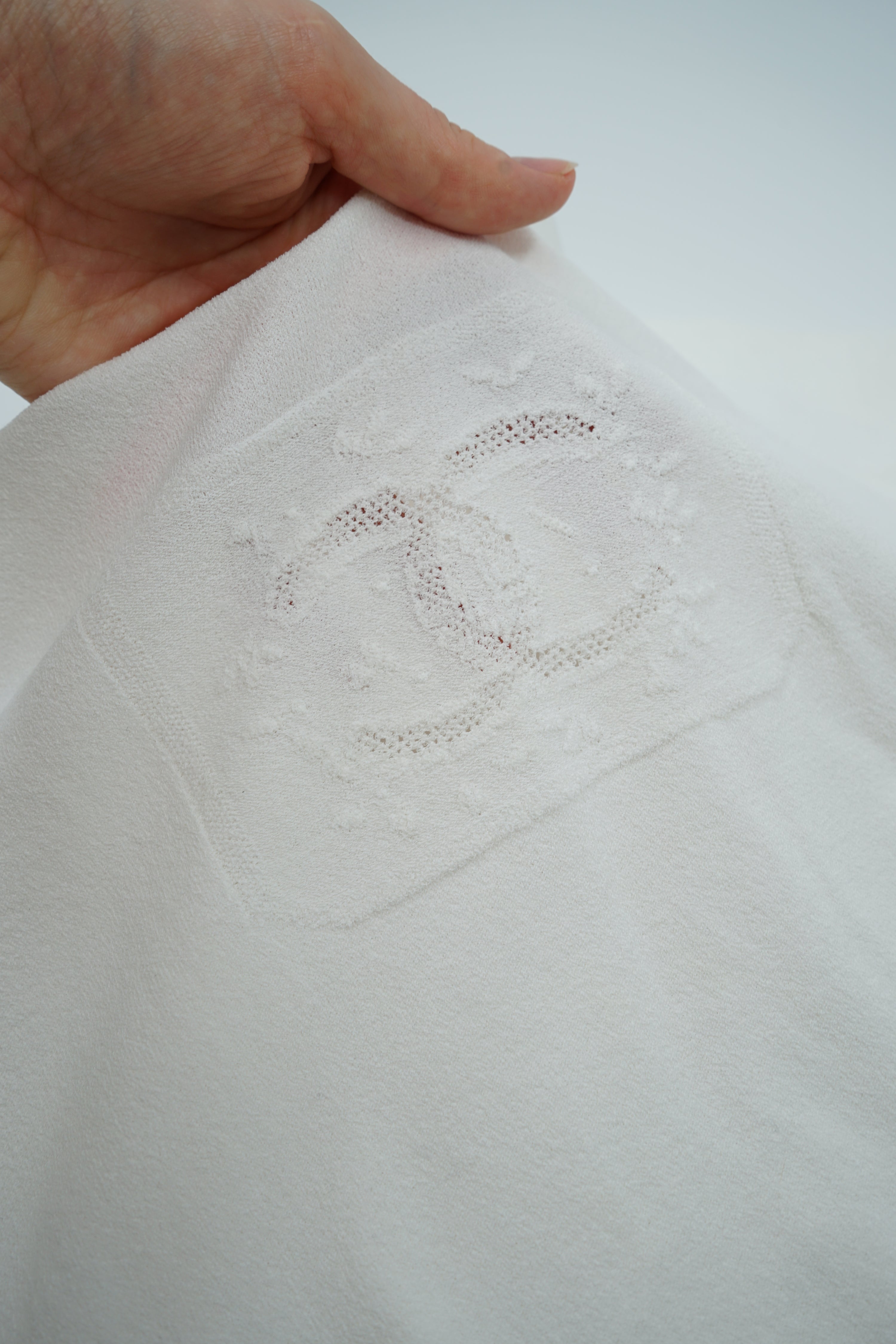 Chanel Cruise 2004 Knit Logo Tee