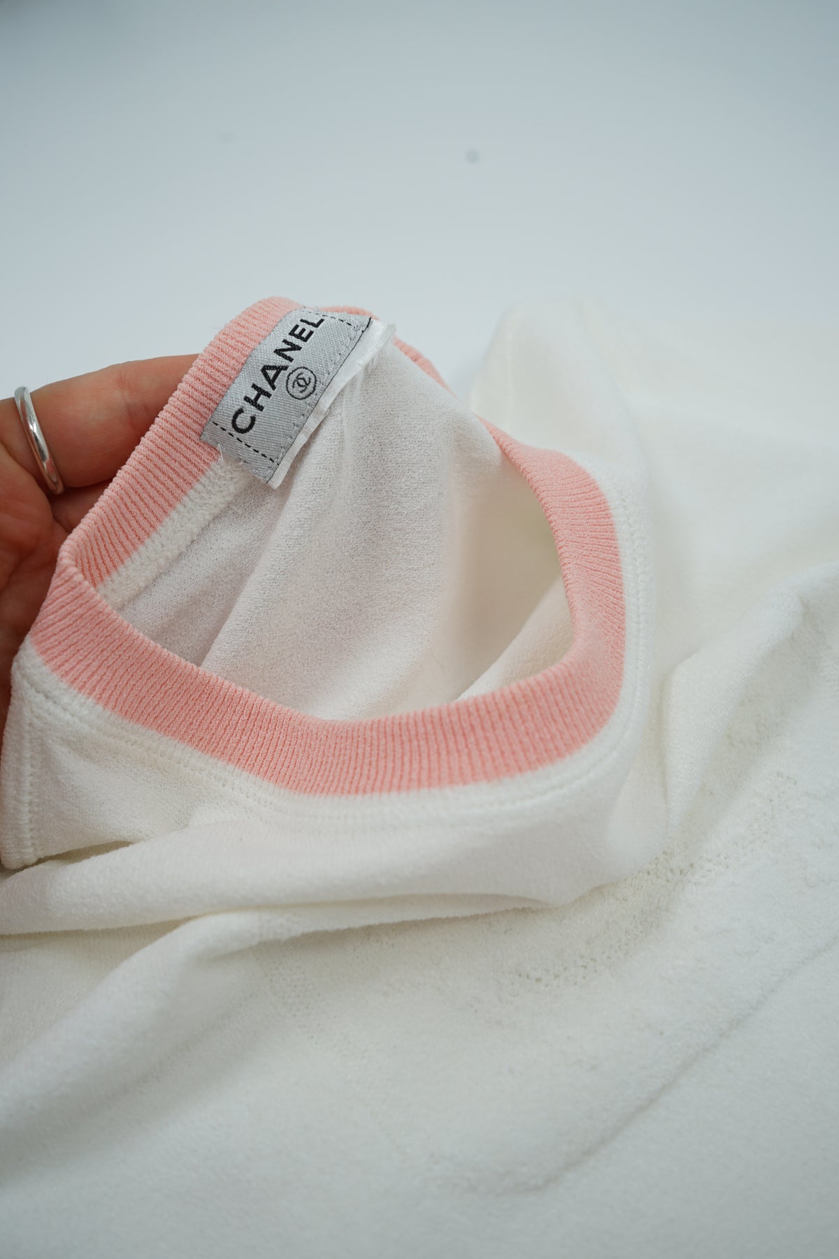 Chanel Cruise 2004 Knit Logo Tee