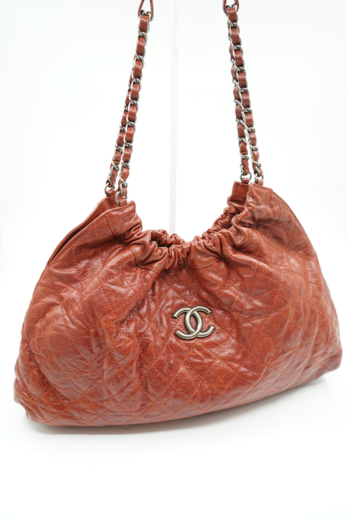 Chanel CC Elastic Hobo Bag