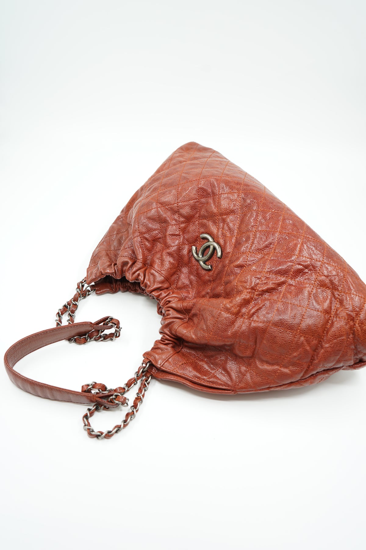 Chanel CC Elastic Hobo Bag