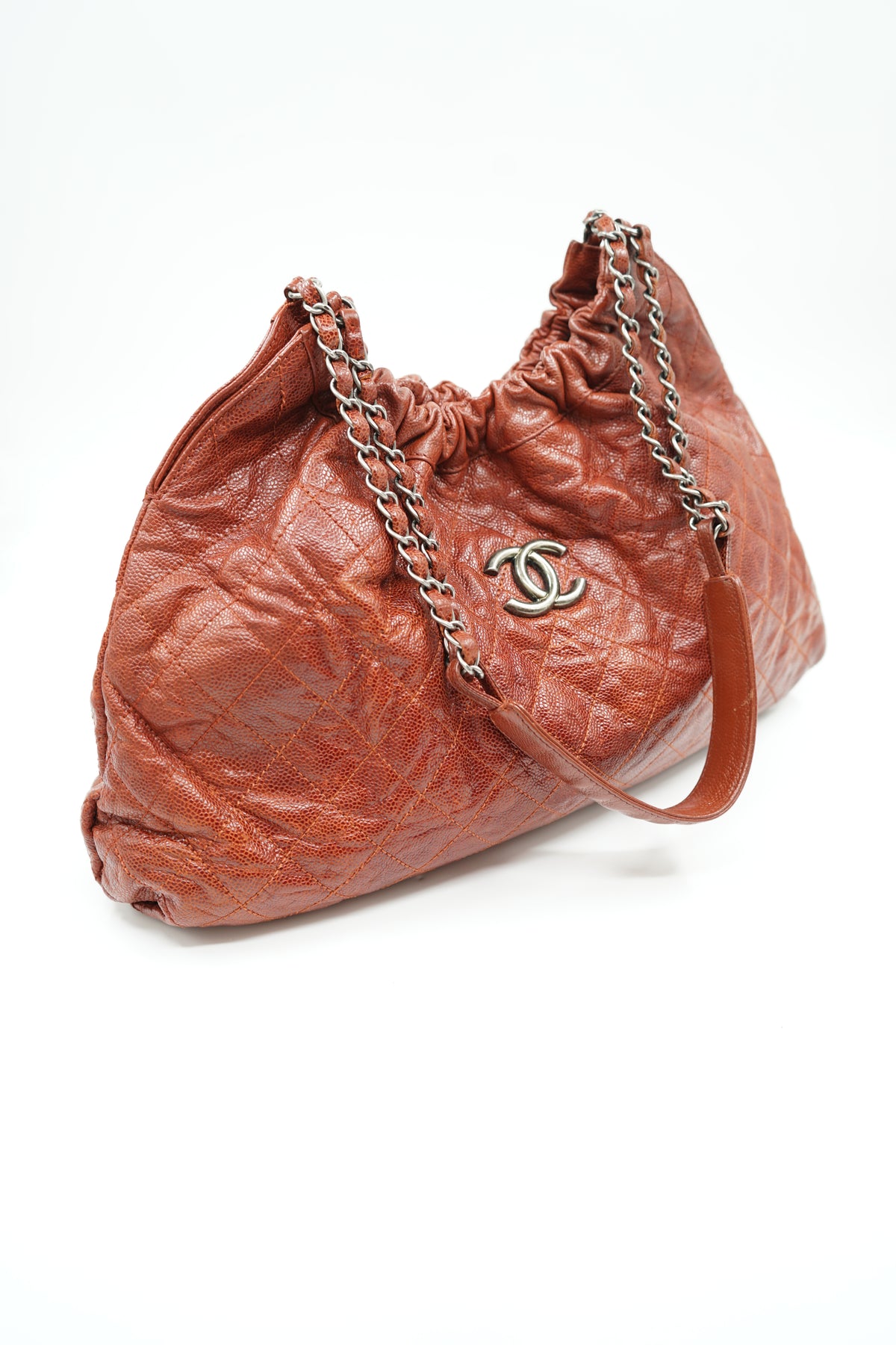 Chanel CC Elastic Hobo Bag