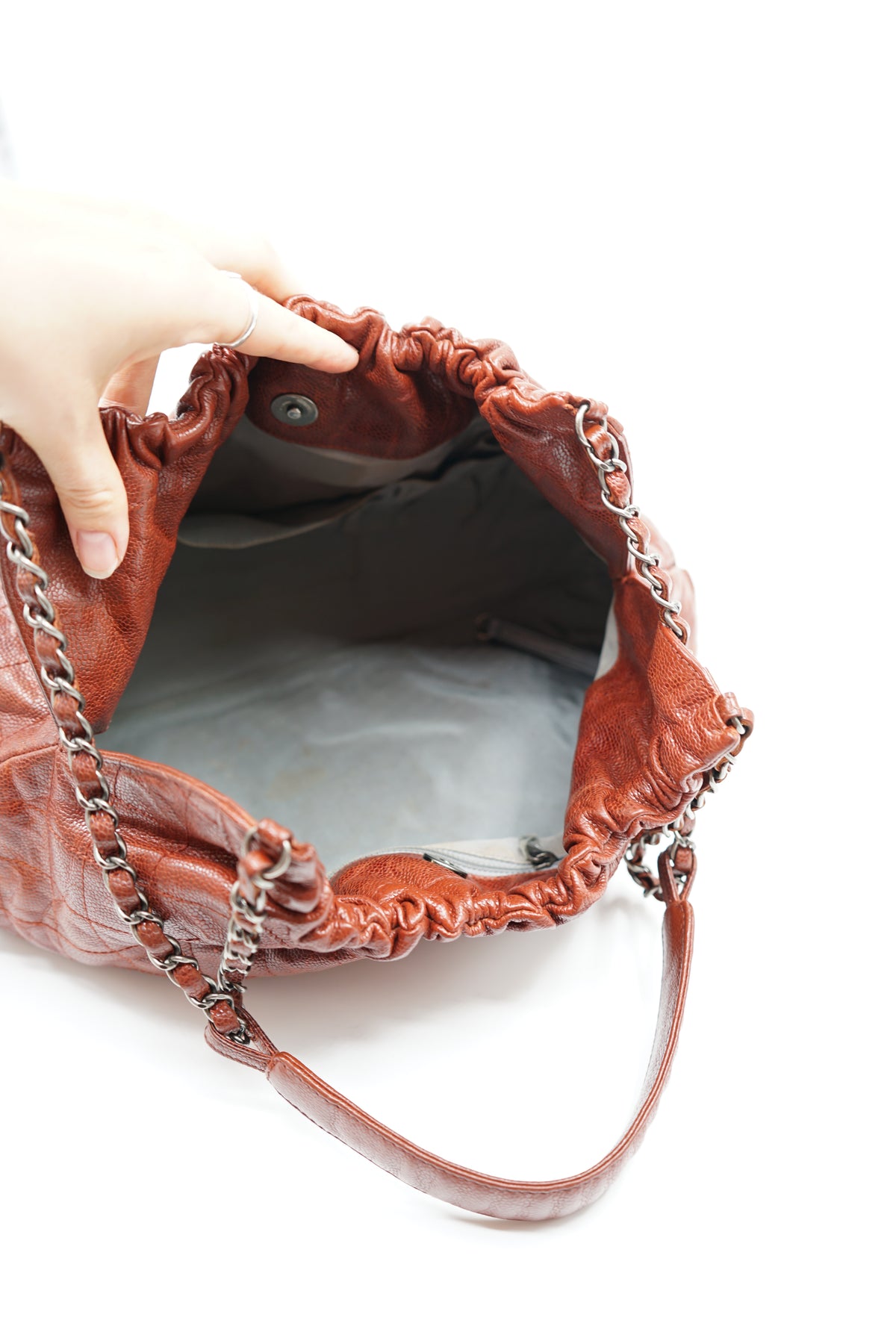 Chanel CC Elastic Hobo Bag