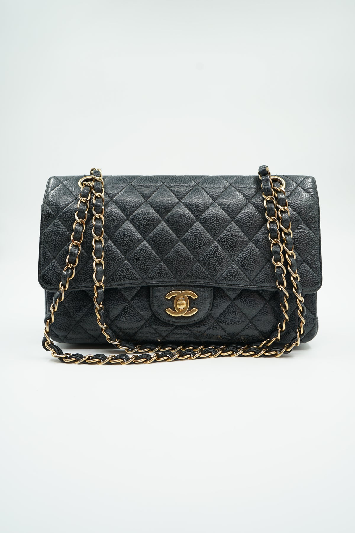 Chanel Medium Double Flap Bag Caviar