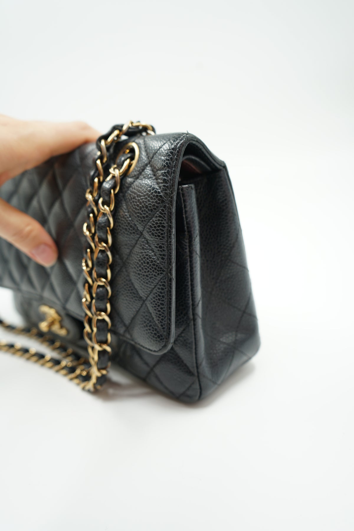 Chanel Medium Double Flap Bag Caviar