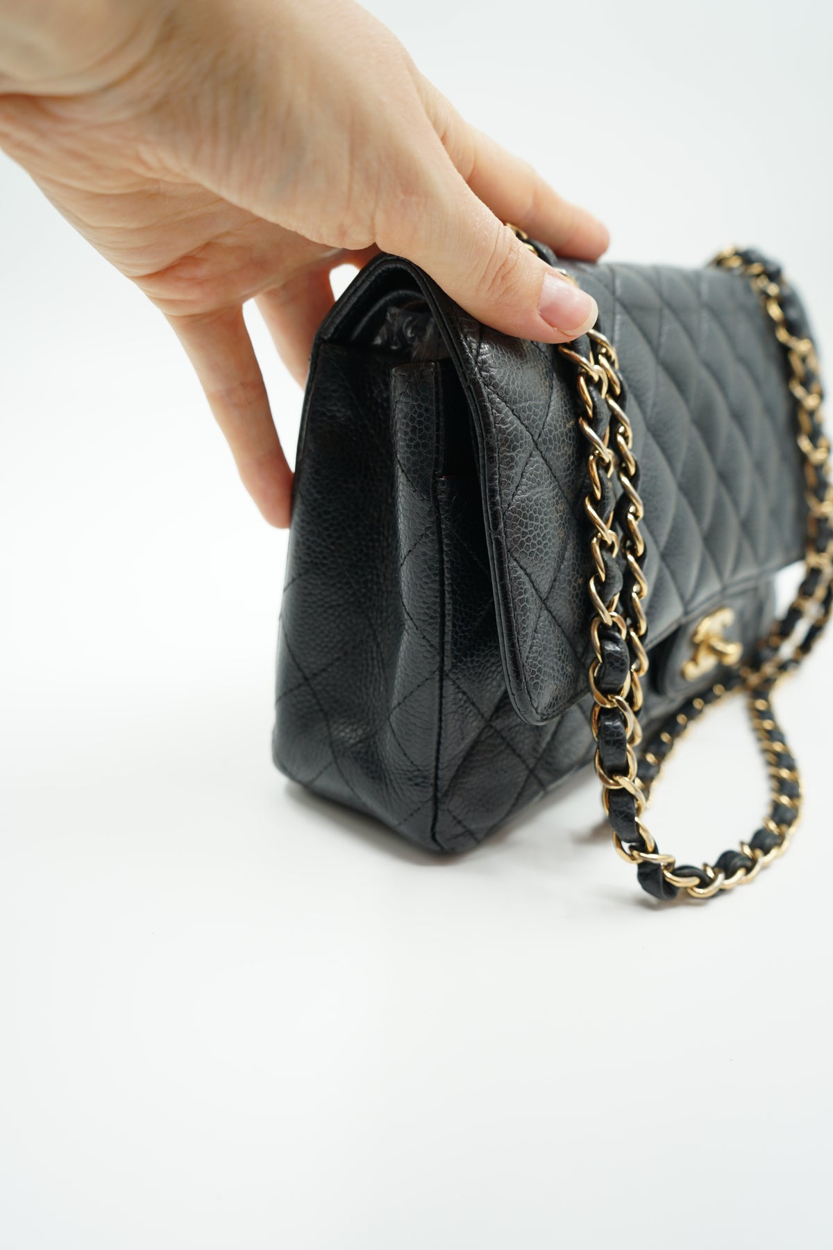 Chanel Medium Double Flap Bag Caviar