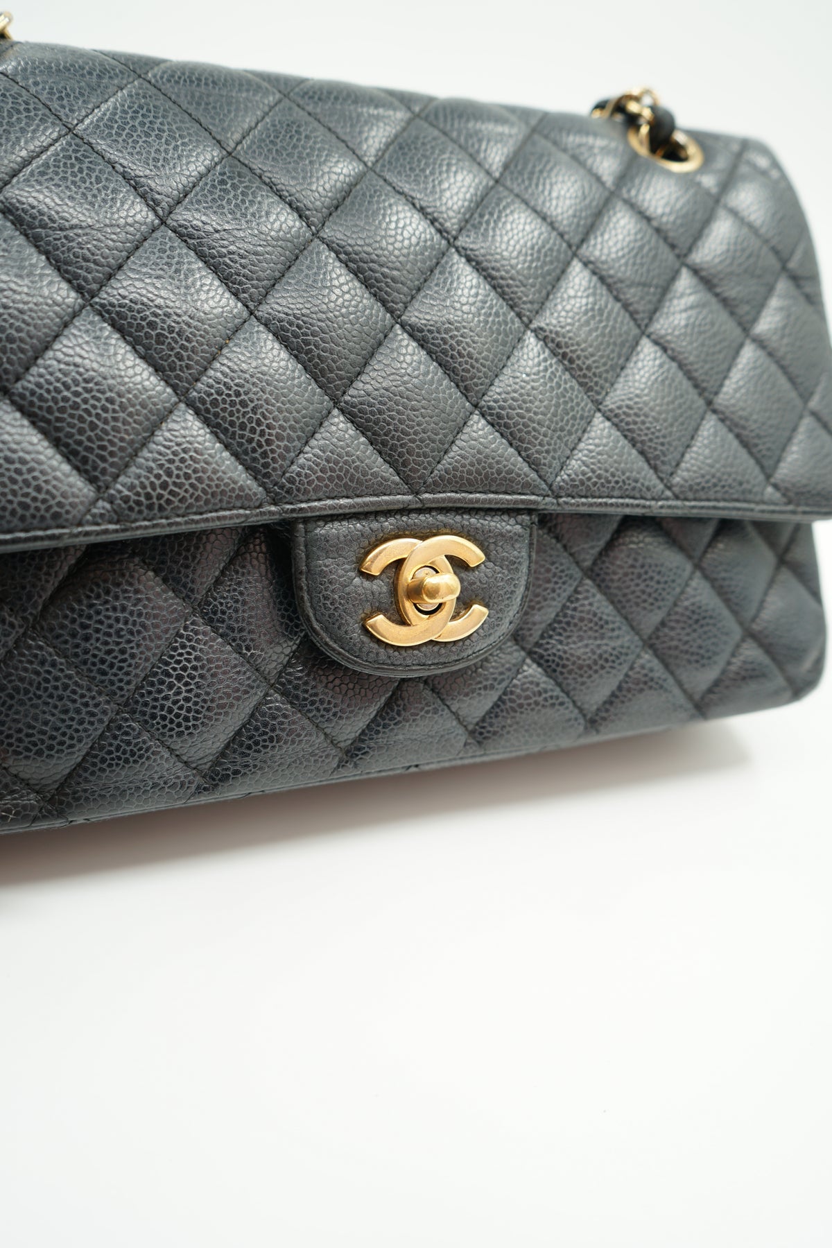 Chanel Medium Double Flap Bag Caviar