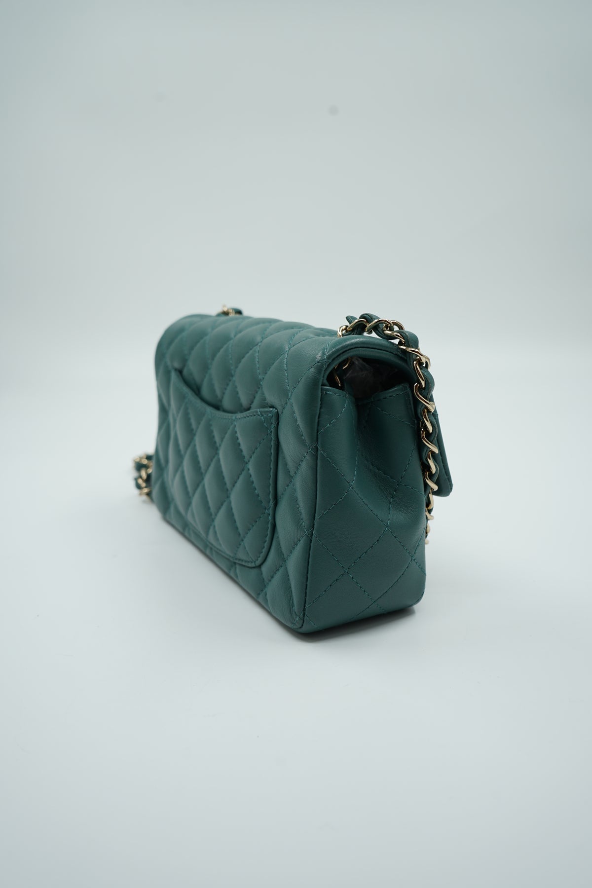 Chanel Mini Rectangular Flap Bag Green