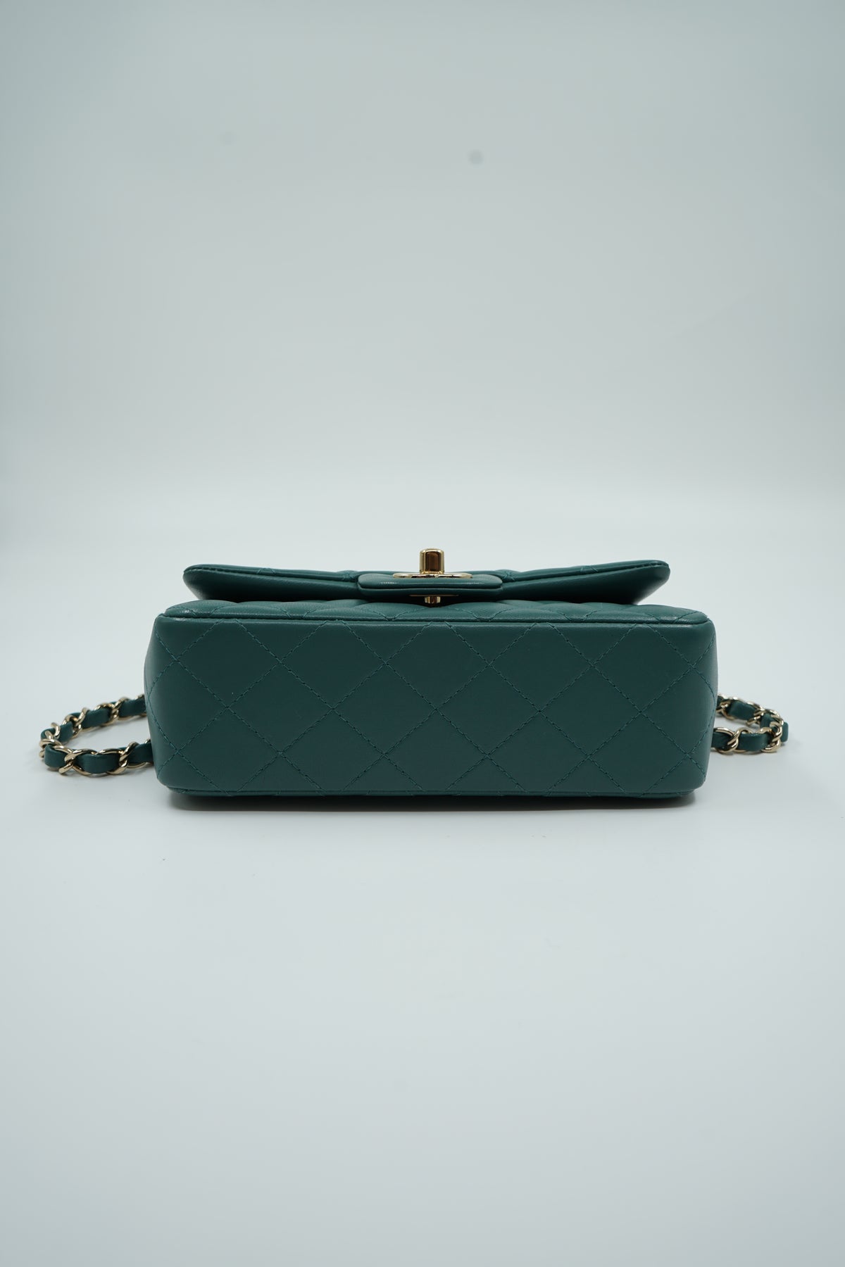 Chanel Mini Rectangular Flap Bag Green