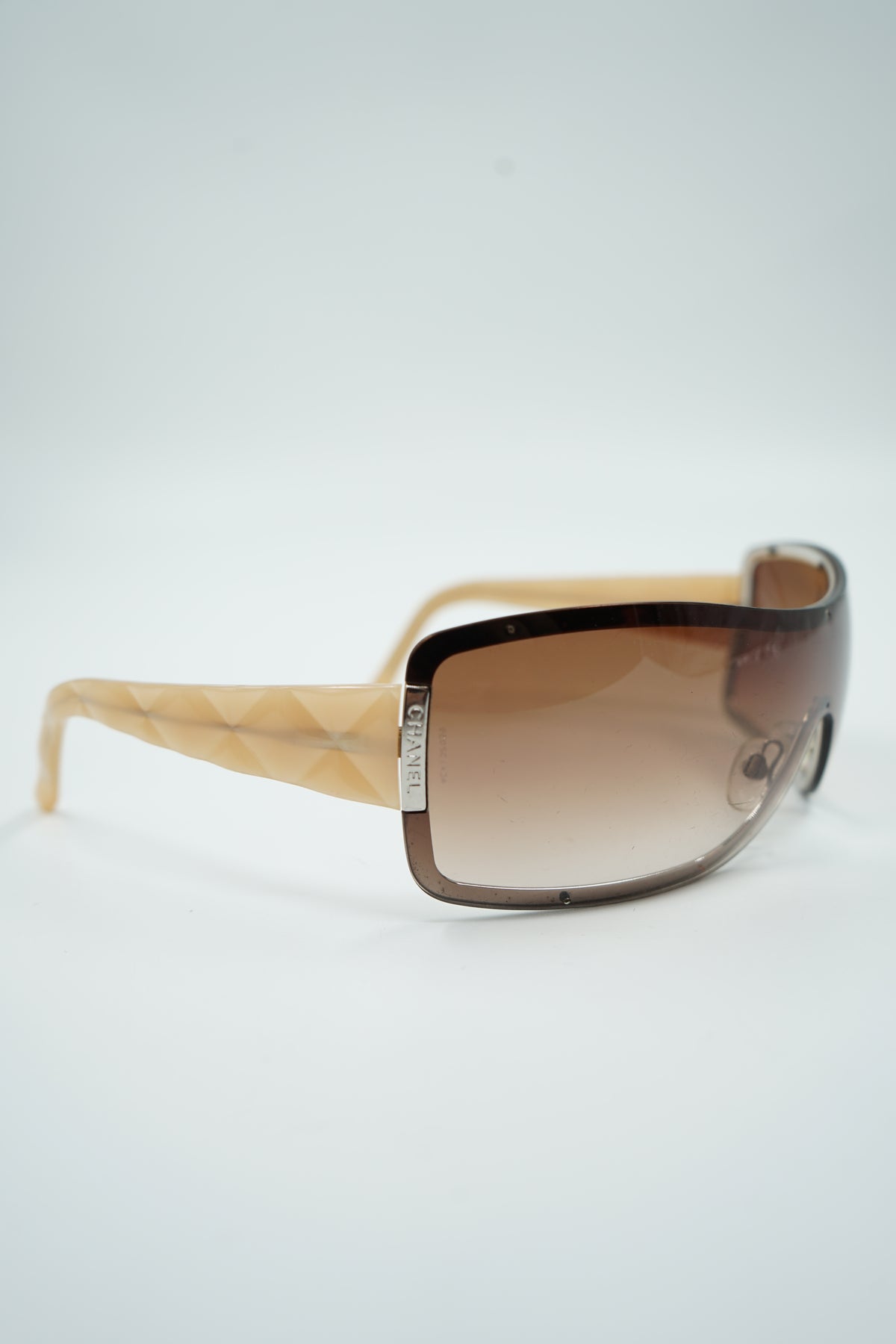 Chanel Yellow Shield sunglasses