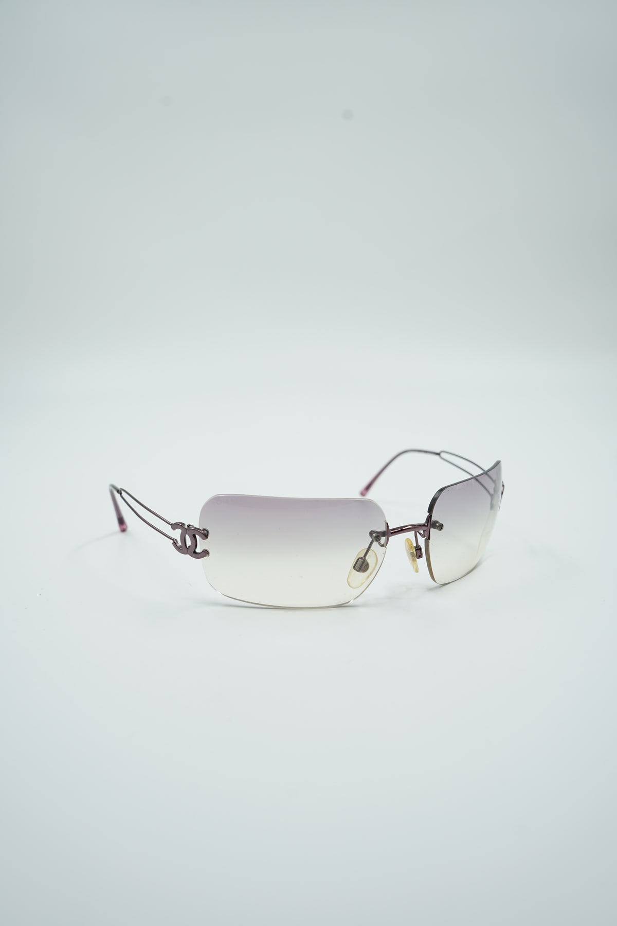 Chanel Transparent Logo Sunglasses