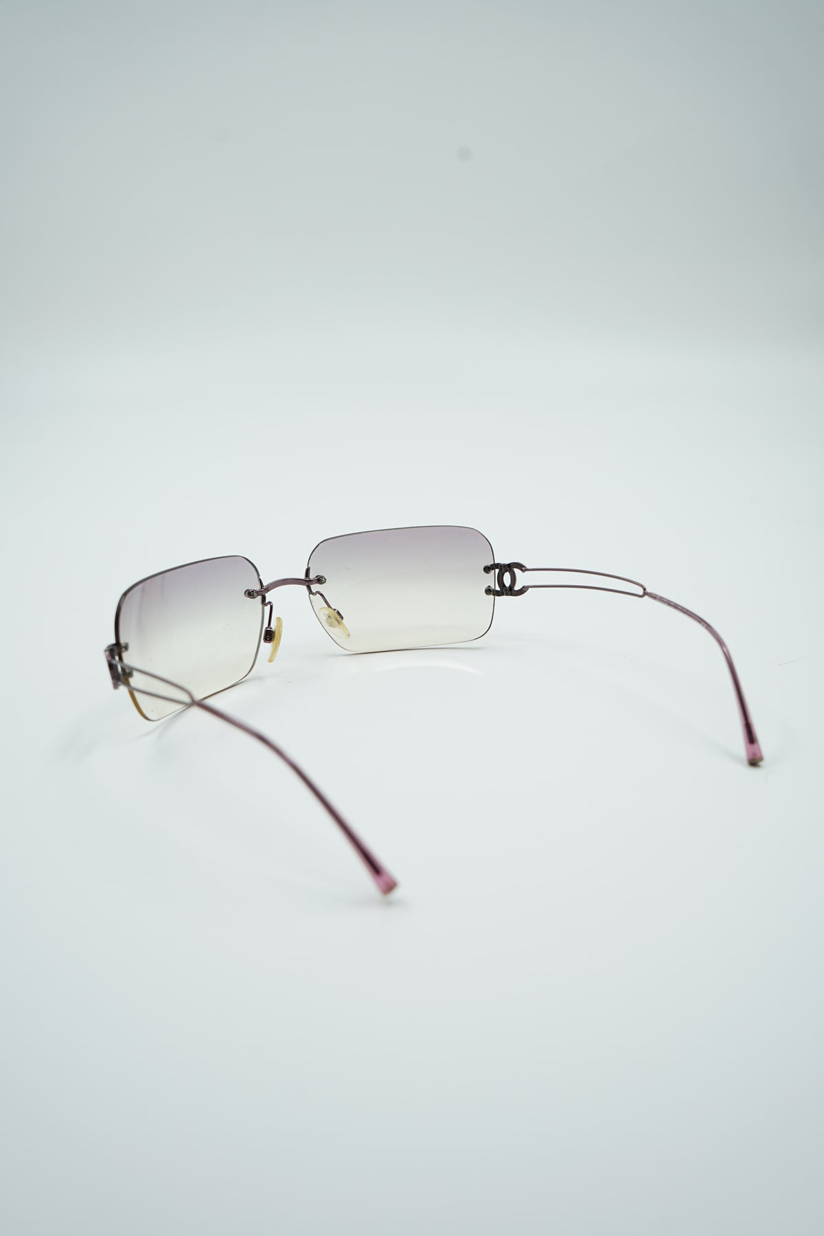 Chanel Transparent Logo Sunglasses