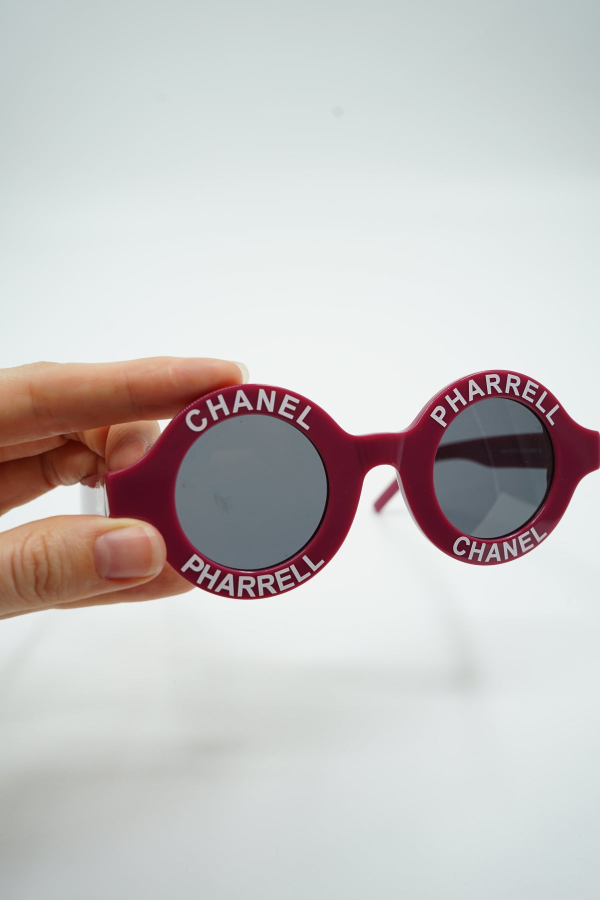 Chanel X Pharrell Round Sunglasses Purple