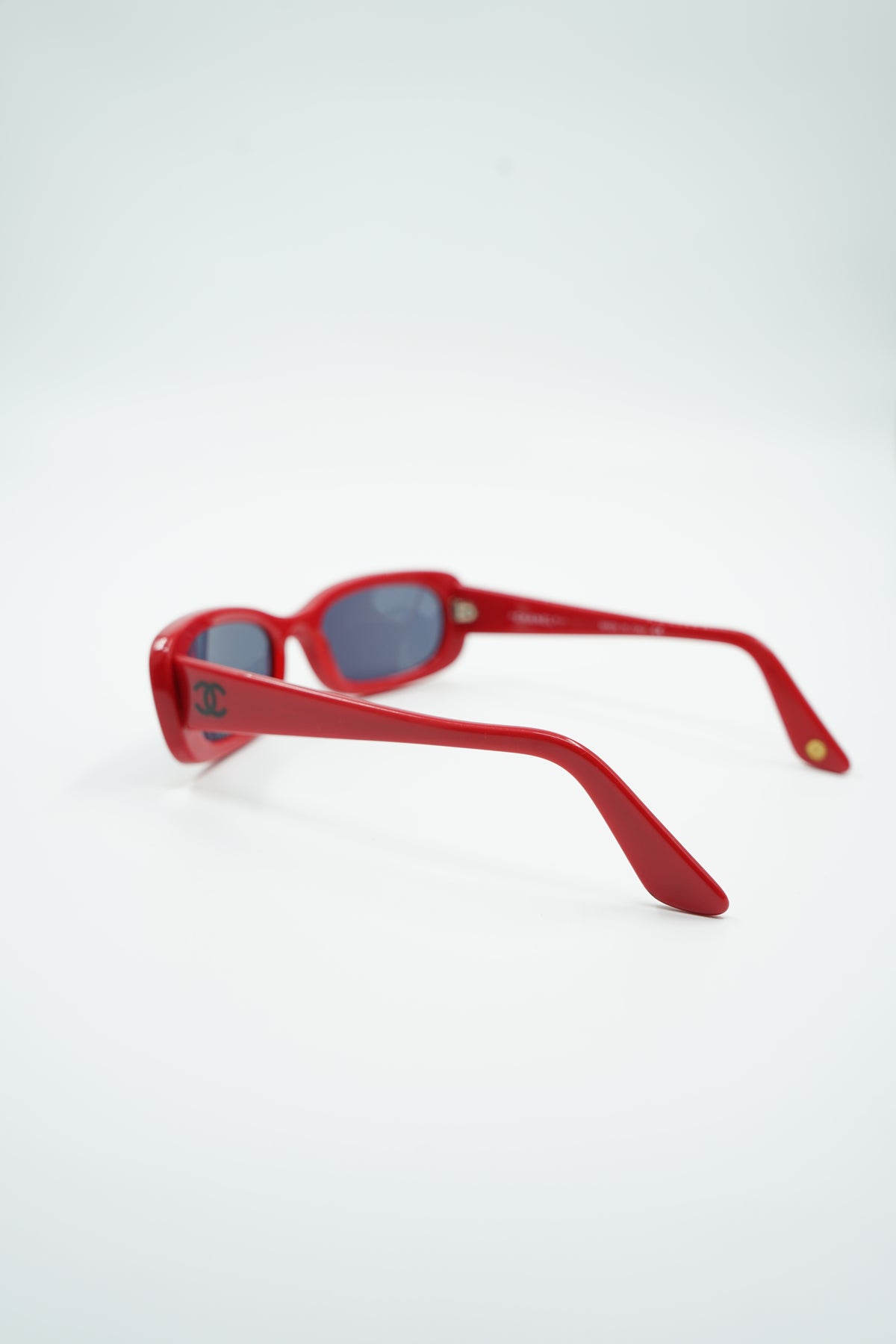 Chanel Red Logo Sunglasses