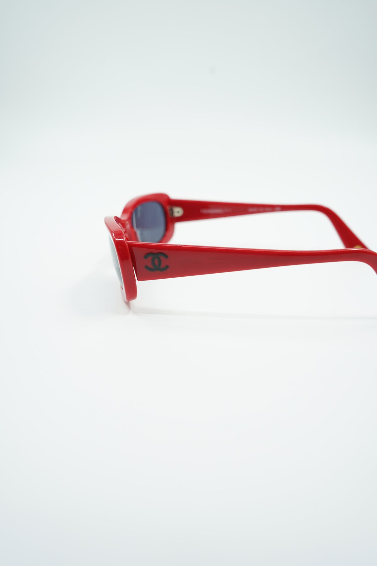 Chanel Red Logo Sunglasses