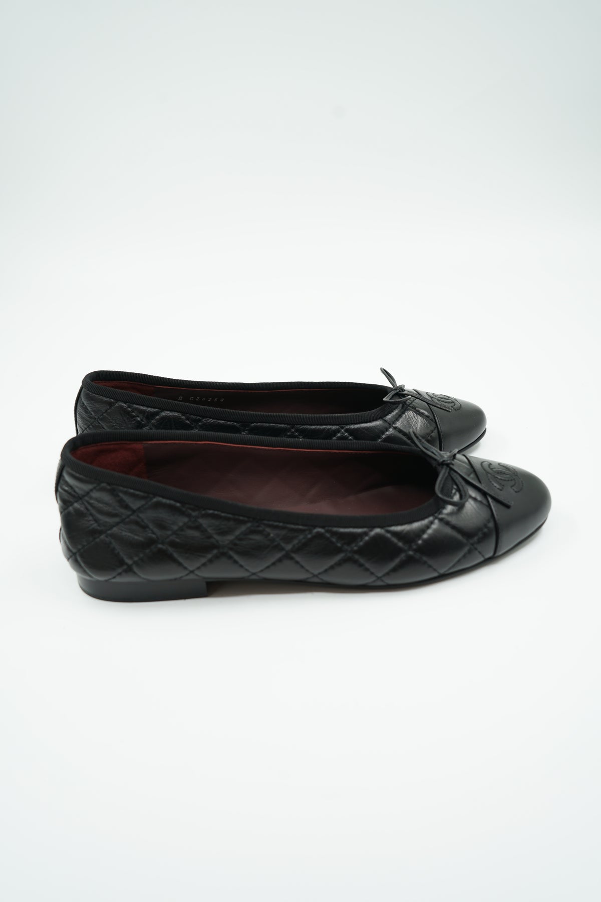Chanel Quilted Ballet Flats Black