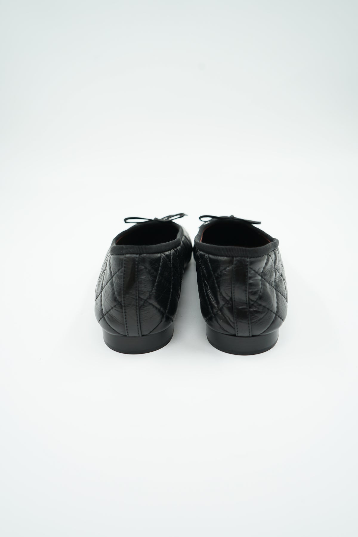 Chanel Quilted Ballet Flats Black