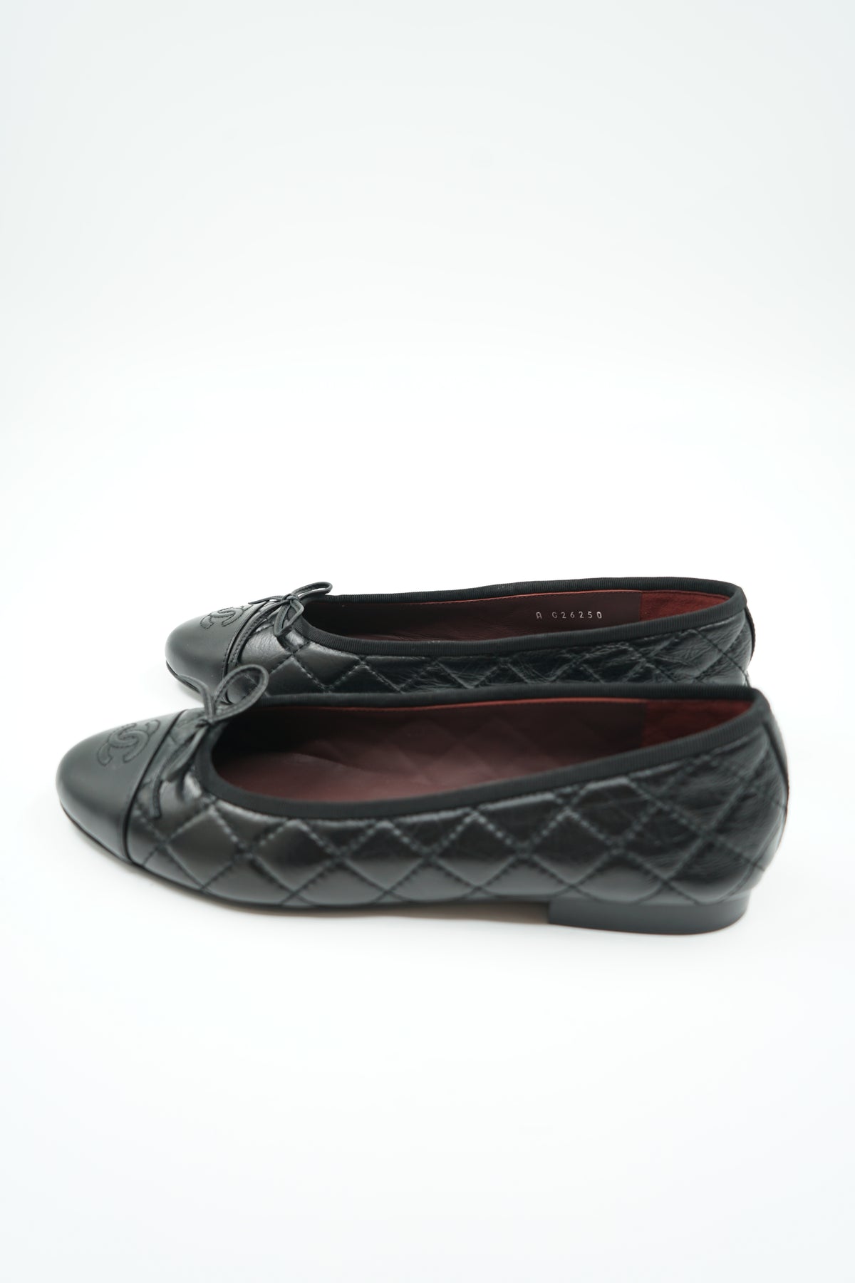 Chanel Quilted Ballet Flats Black