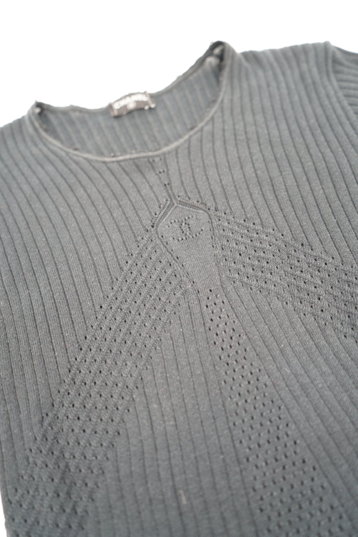 Chanel 2004 Knit Logo Top