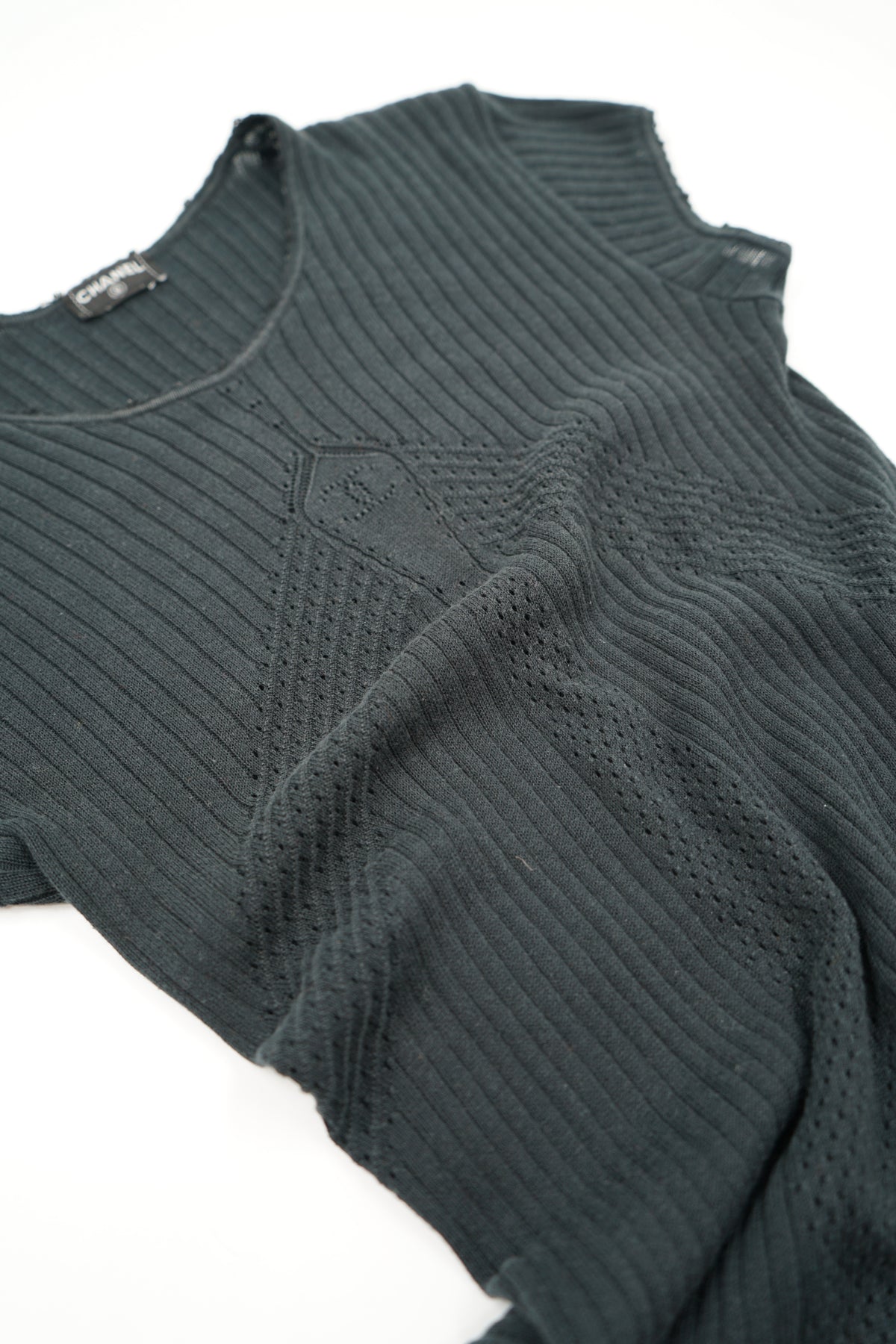 Chanel 2004 Knit Logo Top