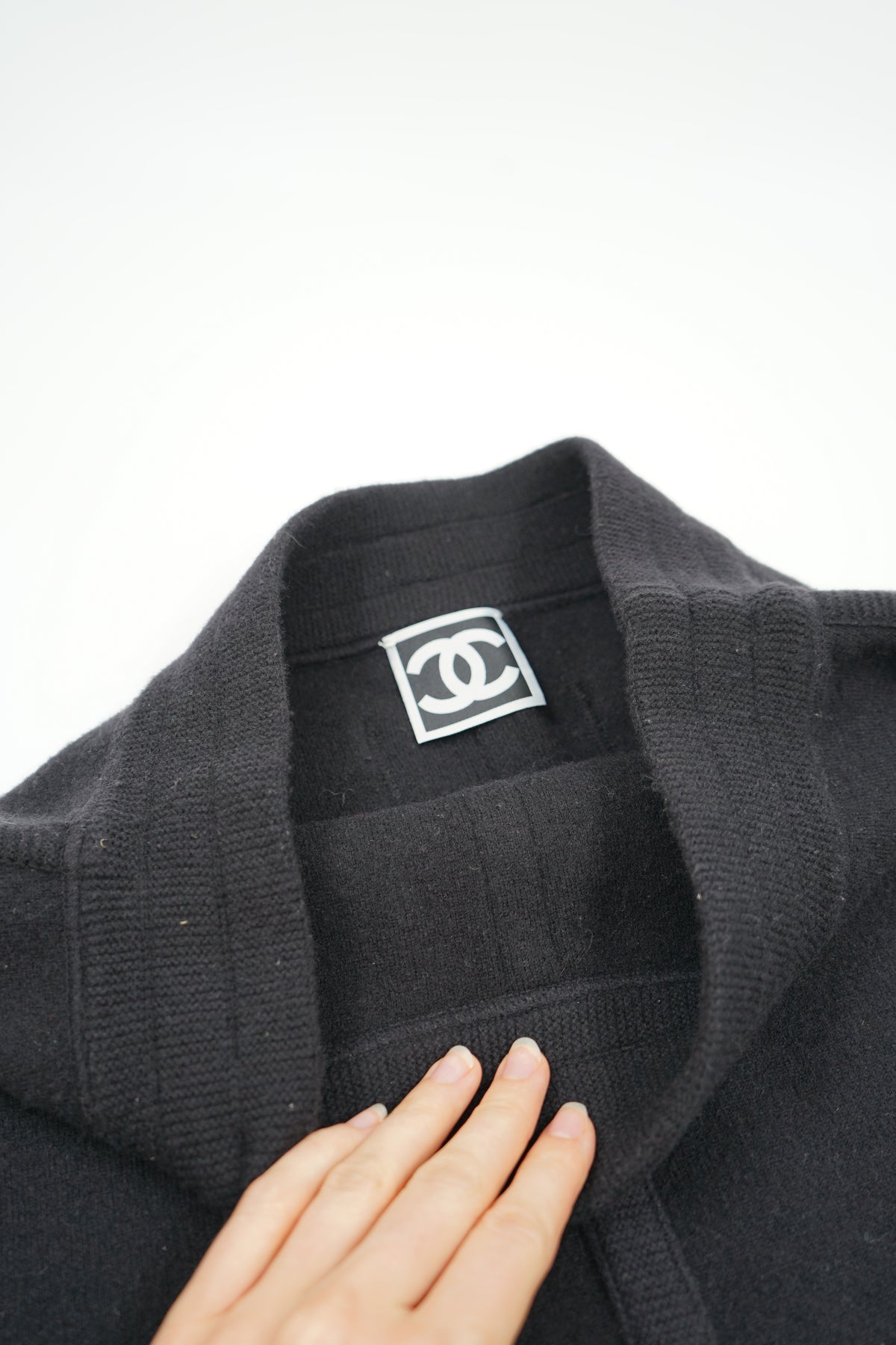 Chanel 2008 Logo Wool Mini skirt