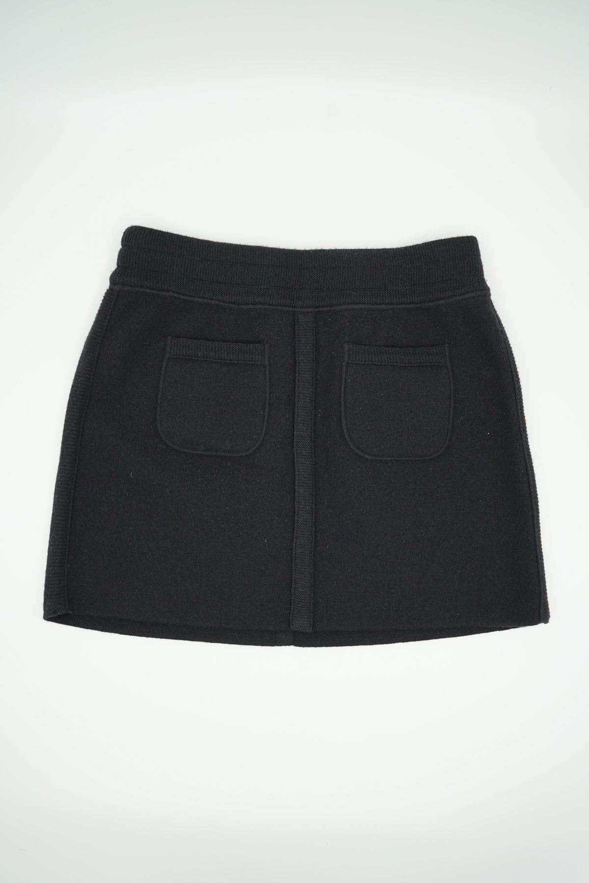 Chanel 2008 Logo Wool Mini skirt
