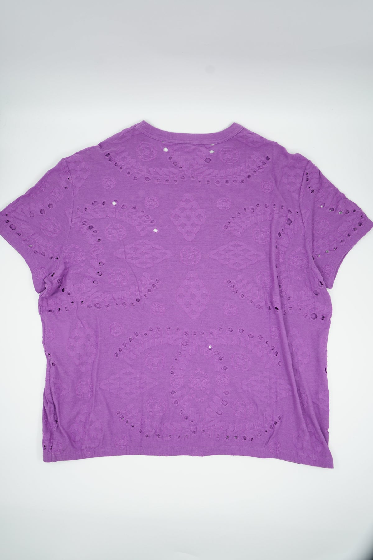Chanel Perforated Tee Fuchsia