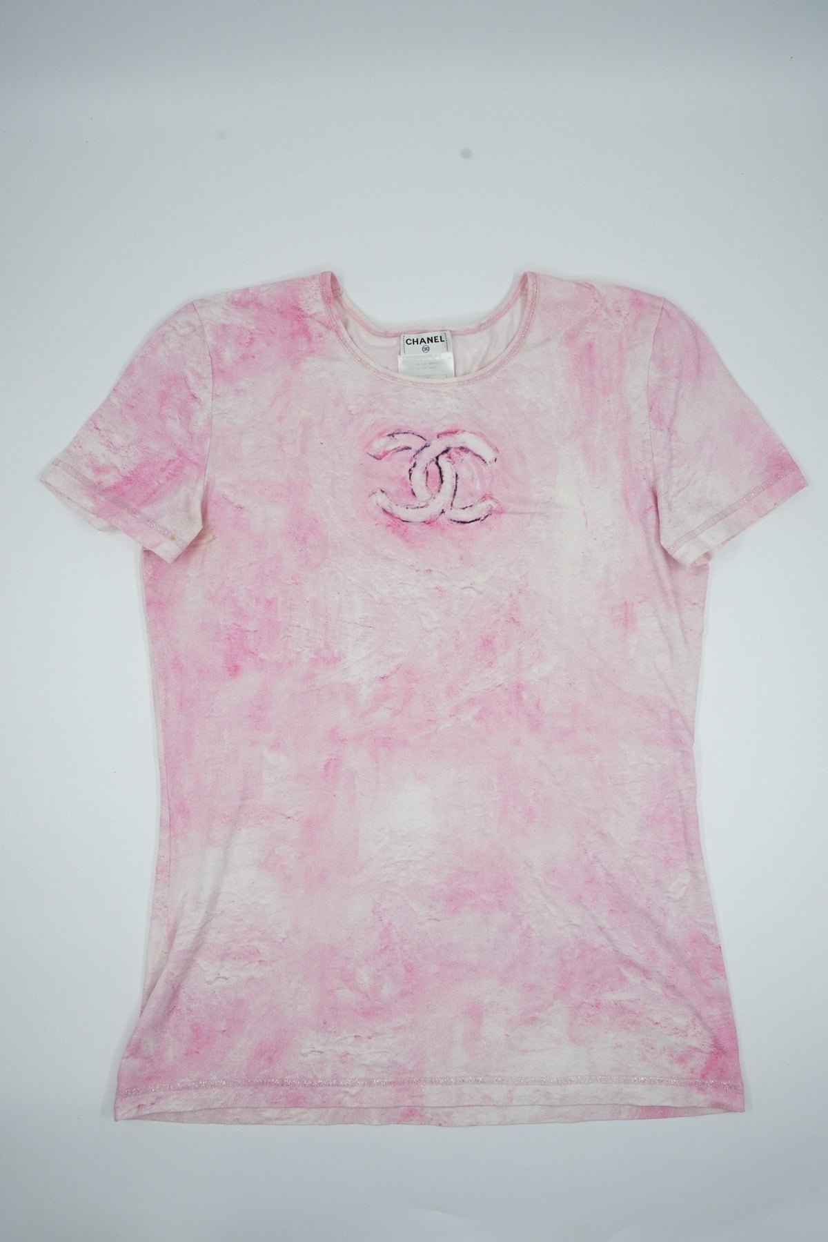 Chanel Tie Dye Pink Shirt